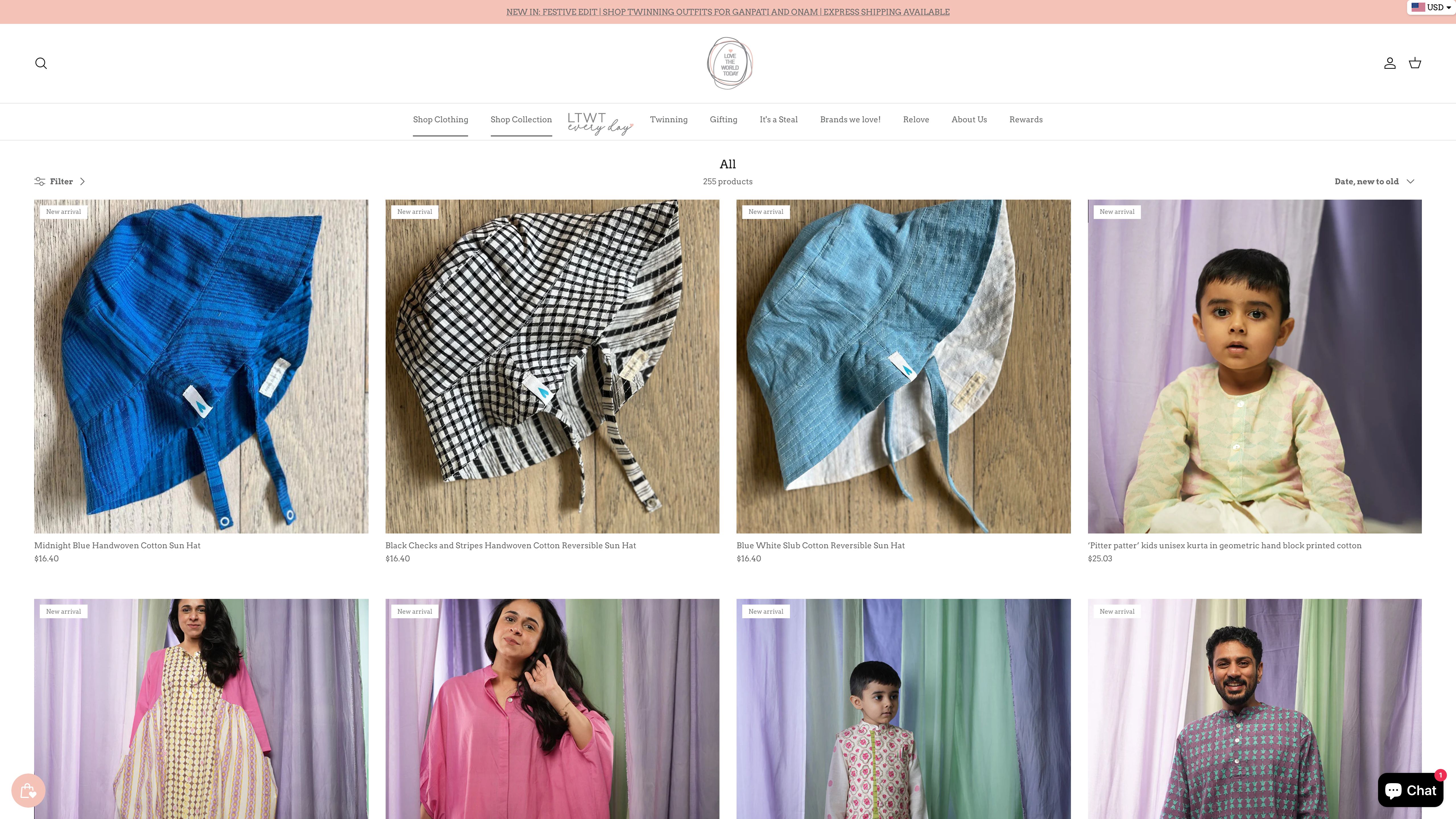Love the World Today | Sustainable Clothing Brand screenshot 3