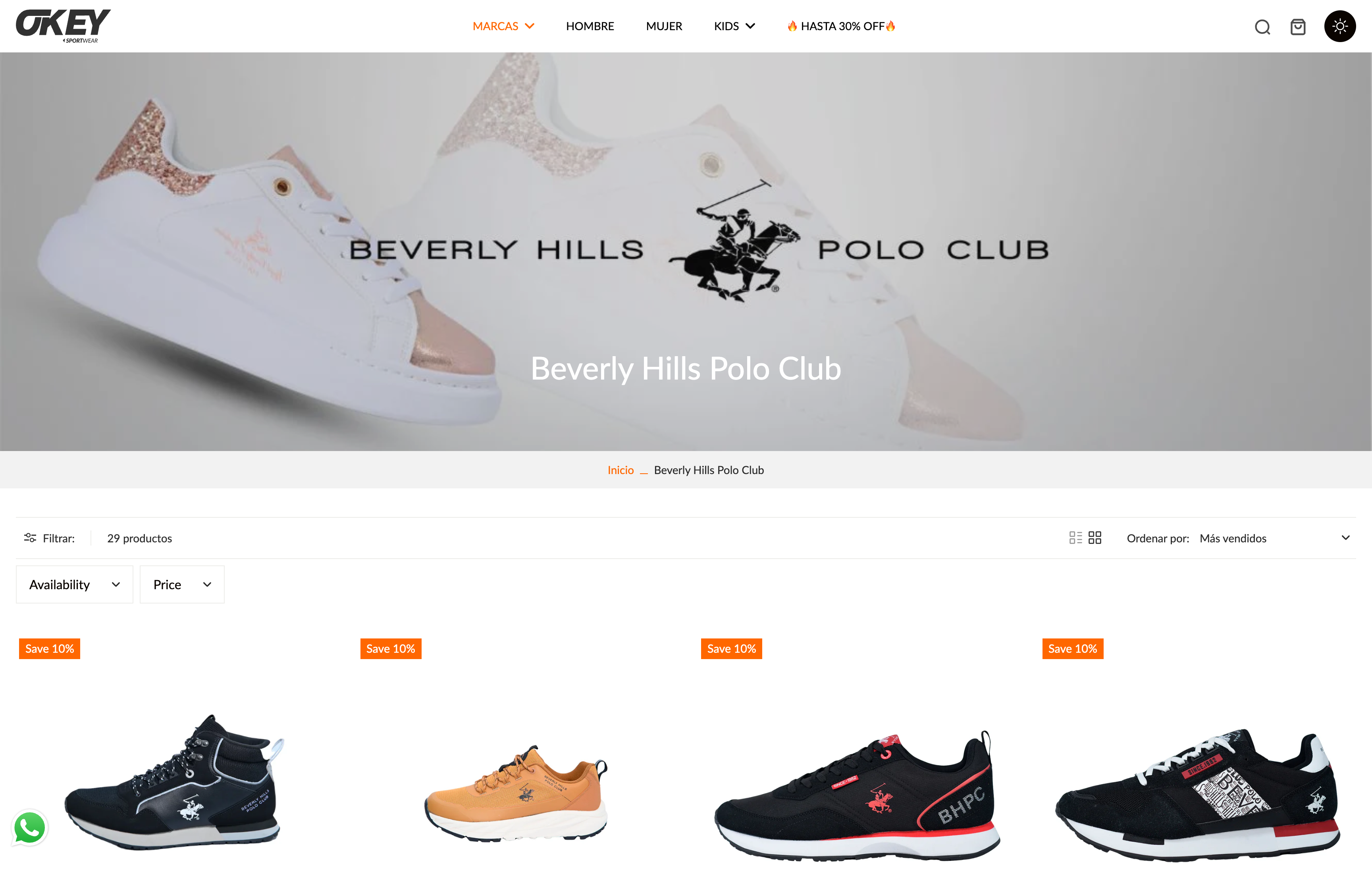 Okeysport screenshot