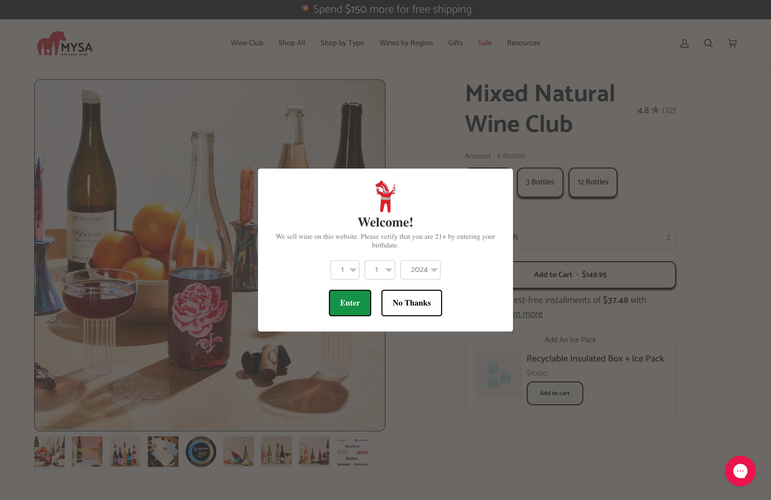 MYSA Natural Wine screenshot 2