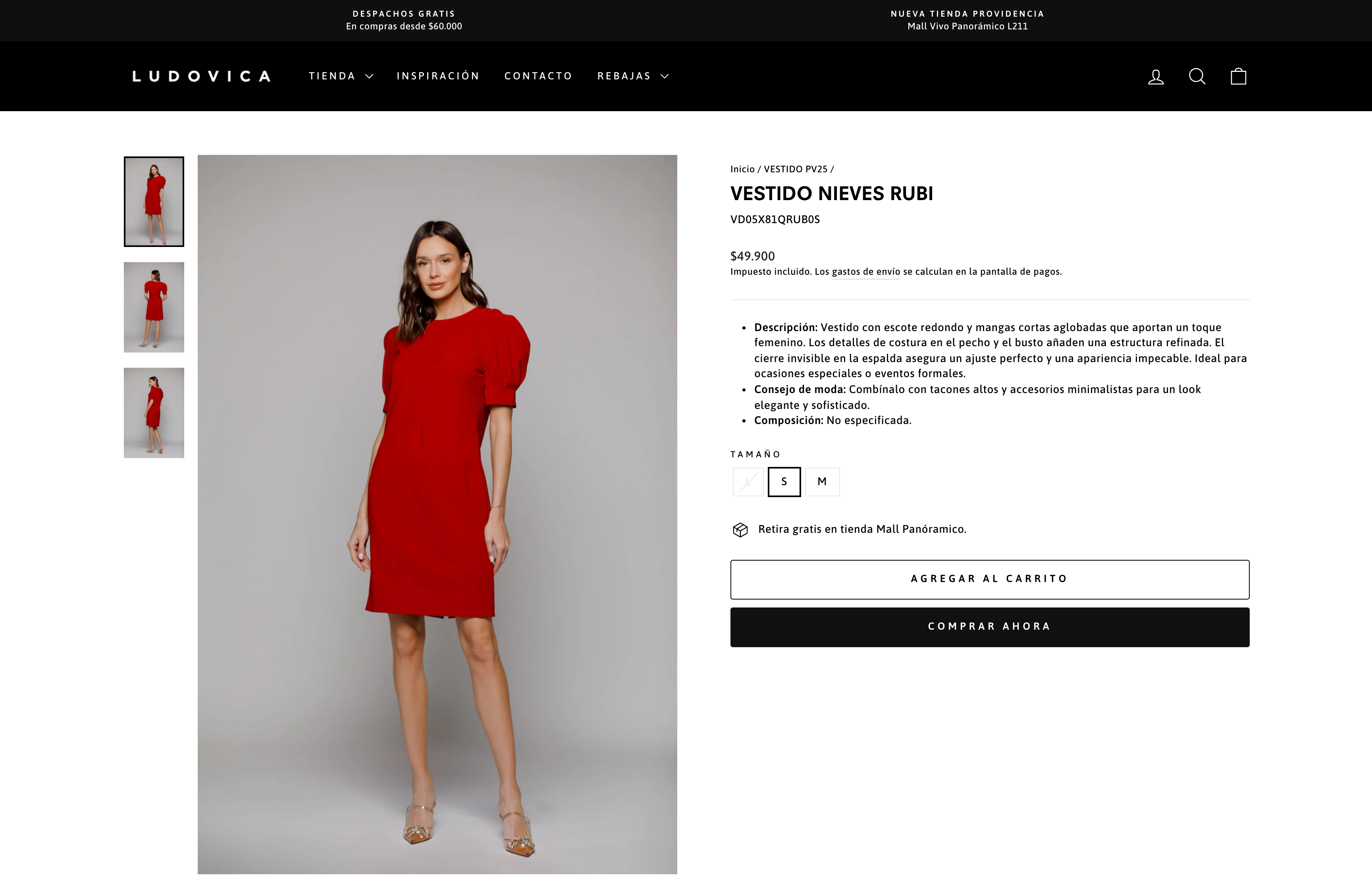 Ludovica, una marca de moda femenina chilena. screenshot 5