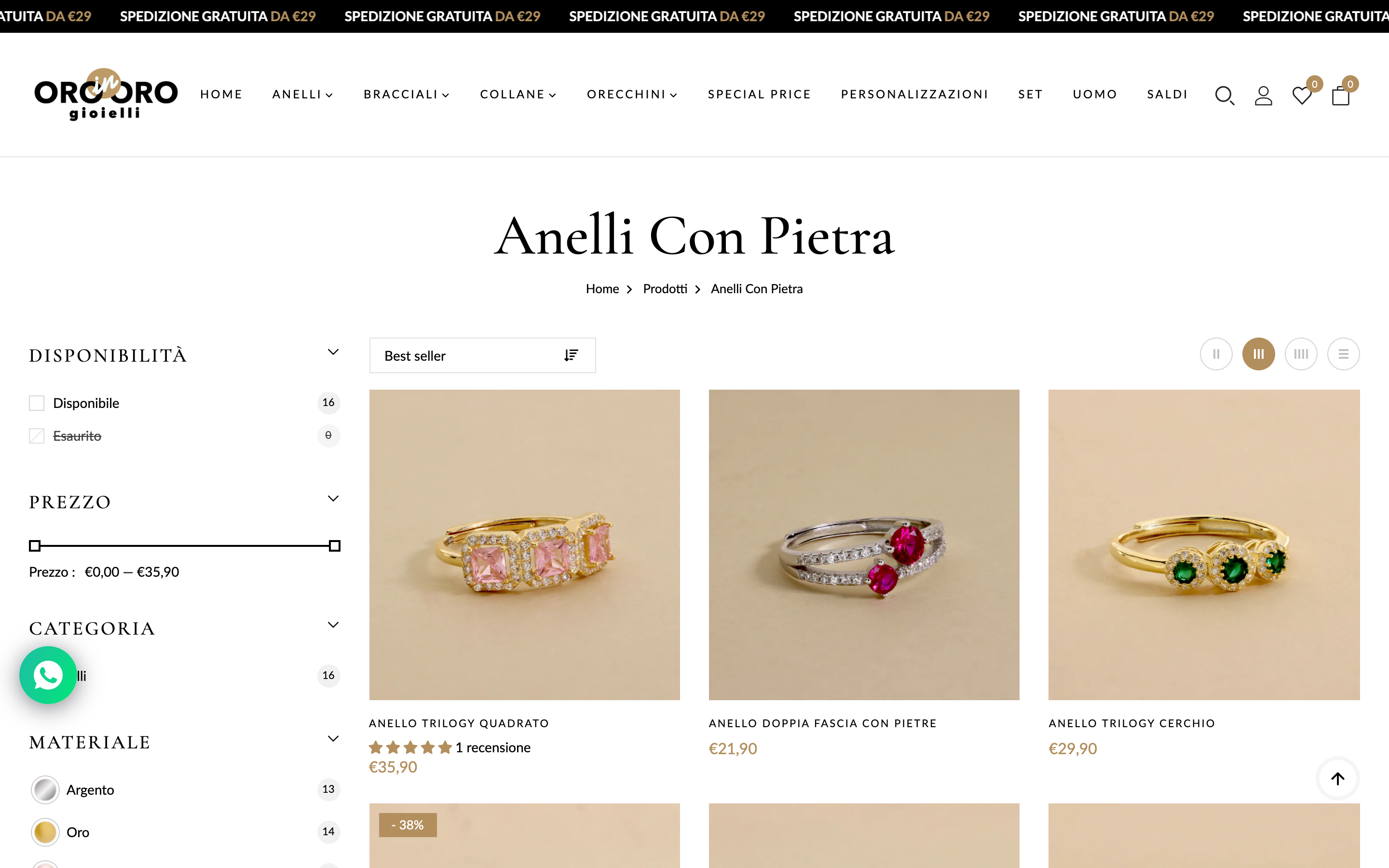 Oro In Oro screenshot 3