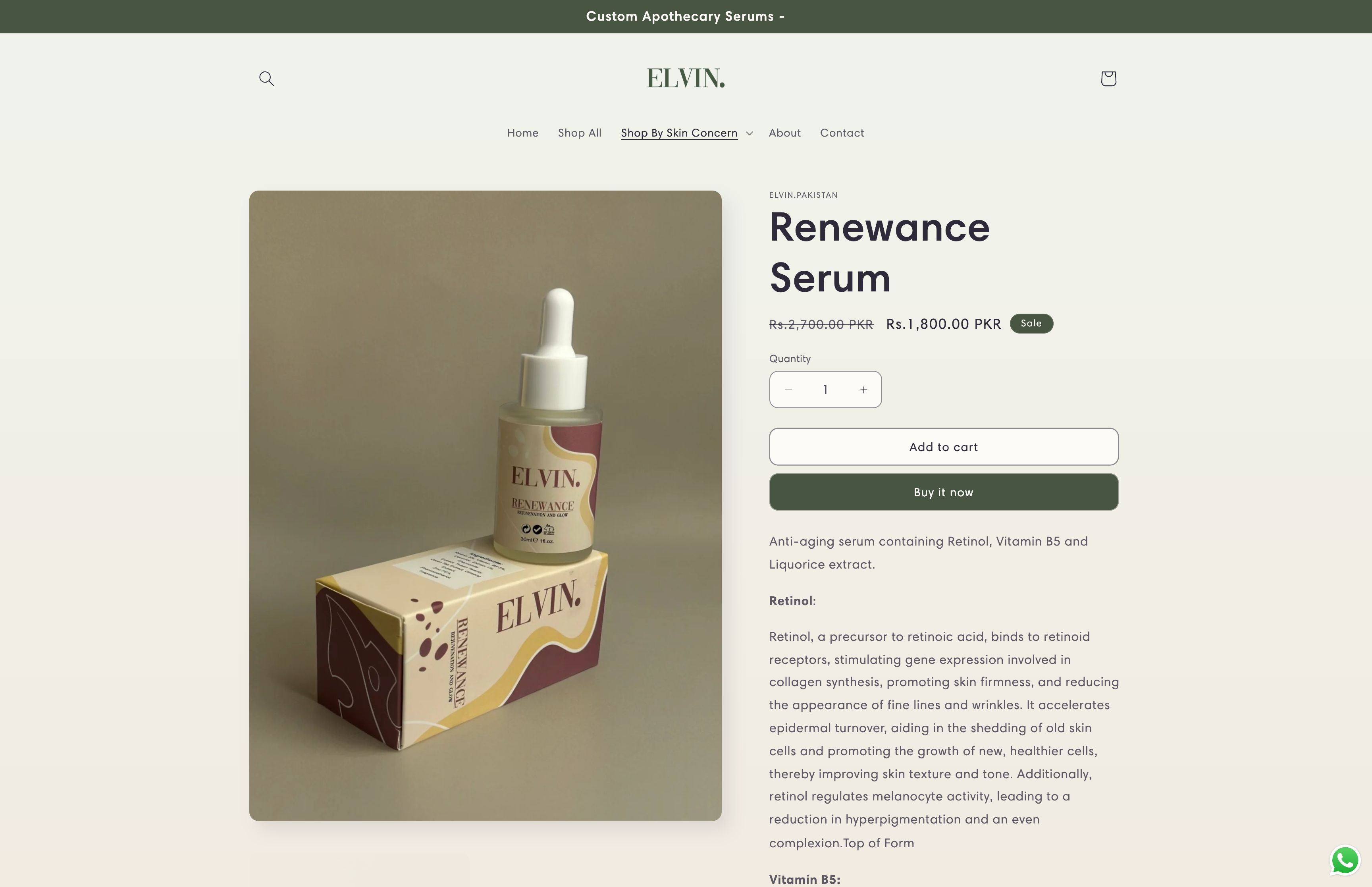 Skincare E-commerce Store screenshot 2