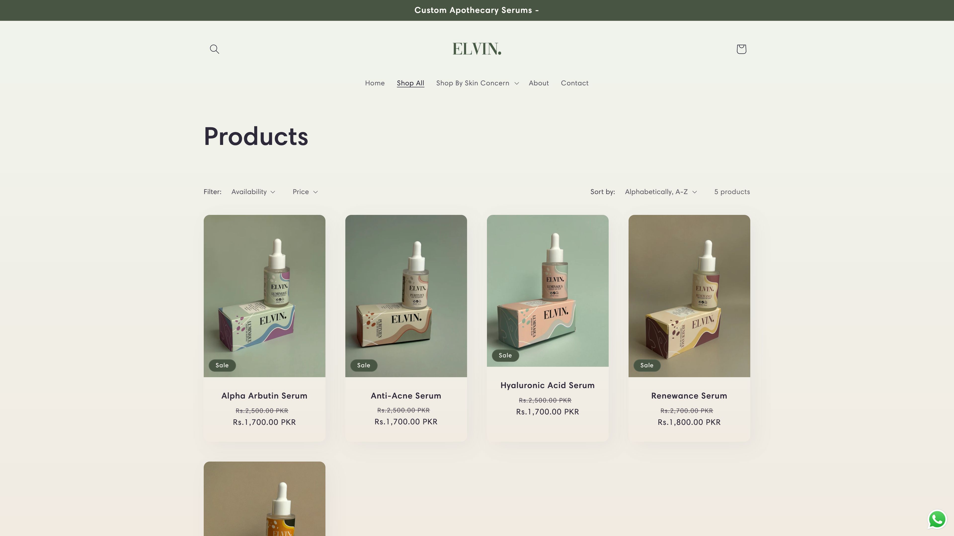 Skincare E-commerce Store screenshot 3