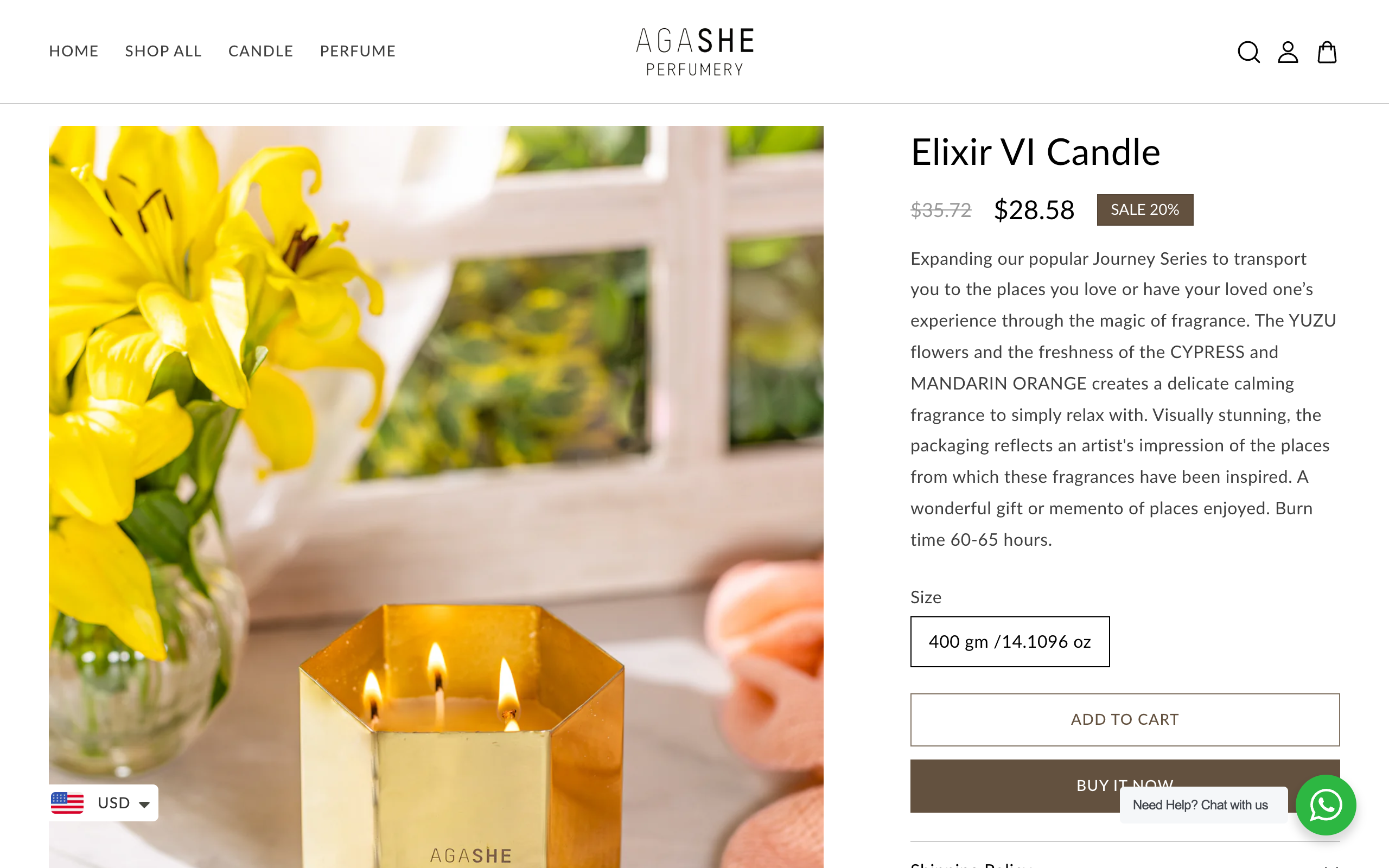 Agashe Perfumery screenshot 5