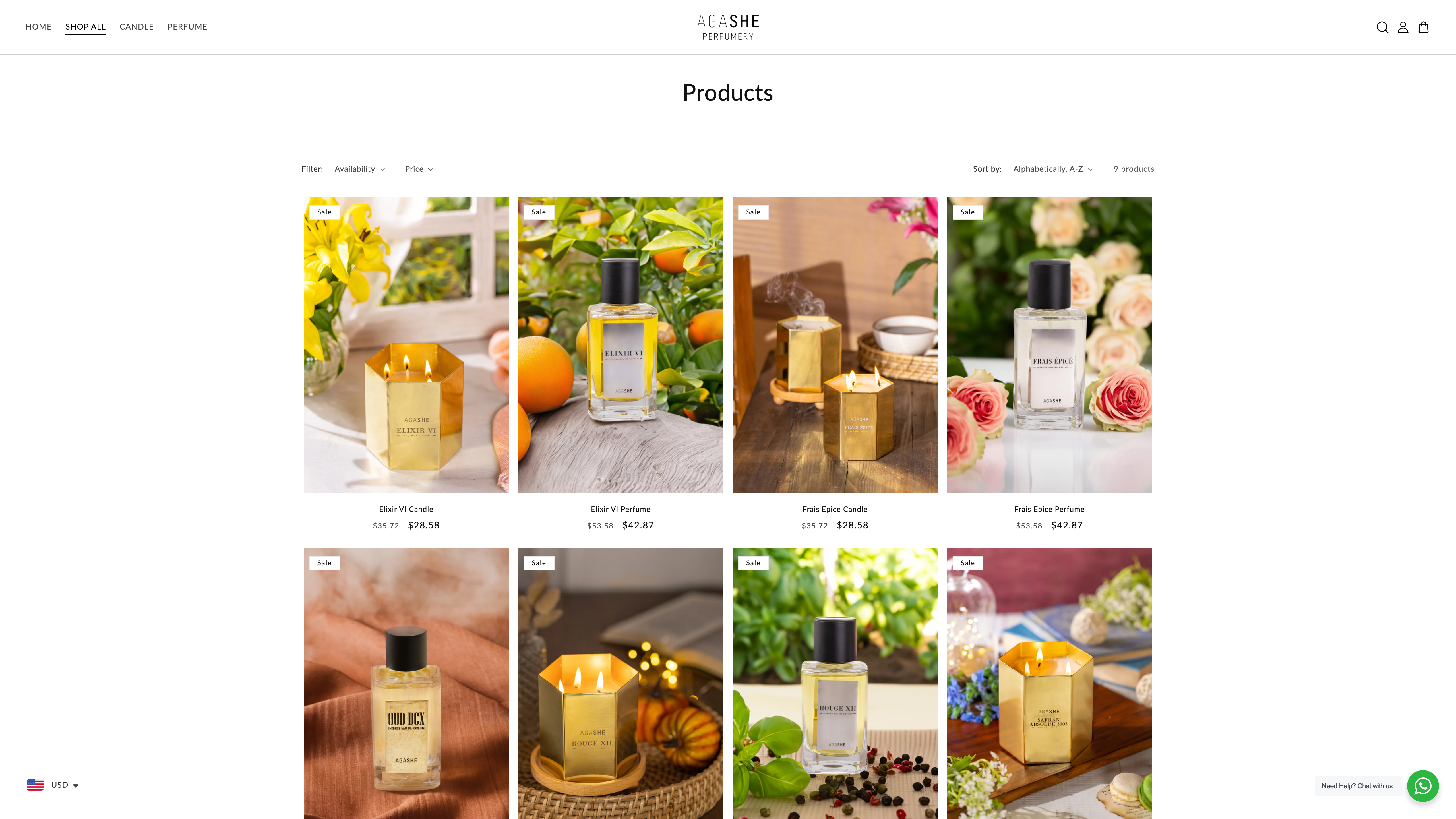 Agashe Perfumery screenshot 2