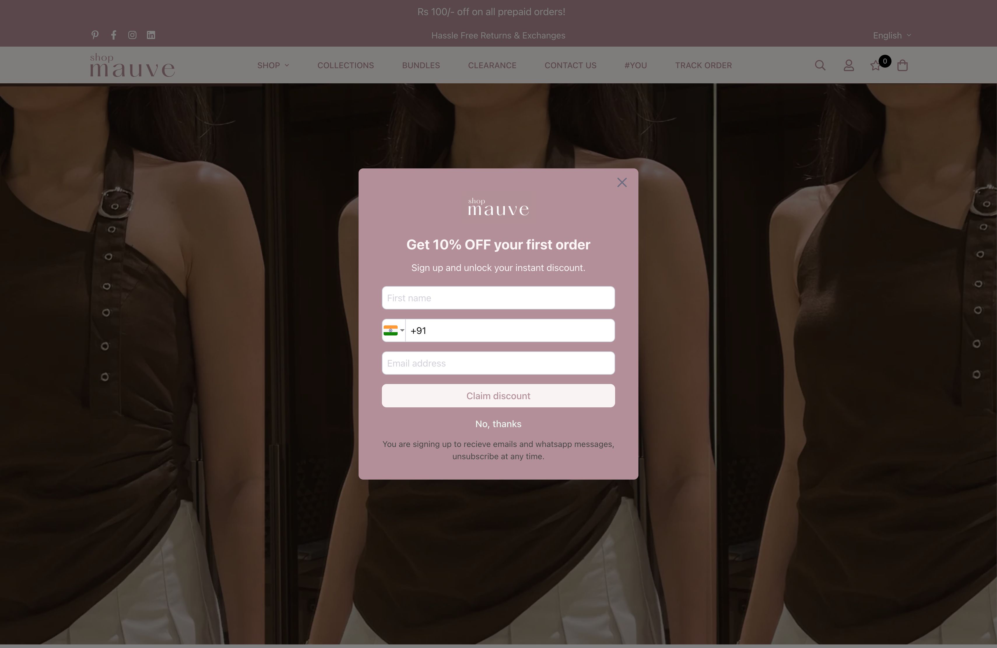 Curated Fashion Collection at Shop Mauve