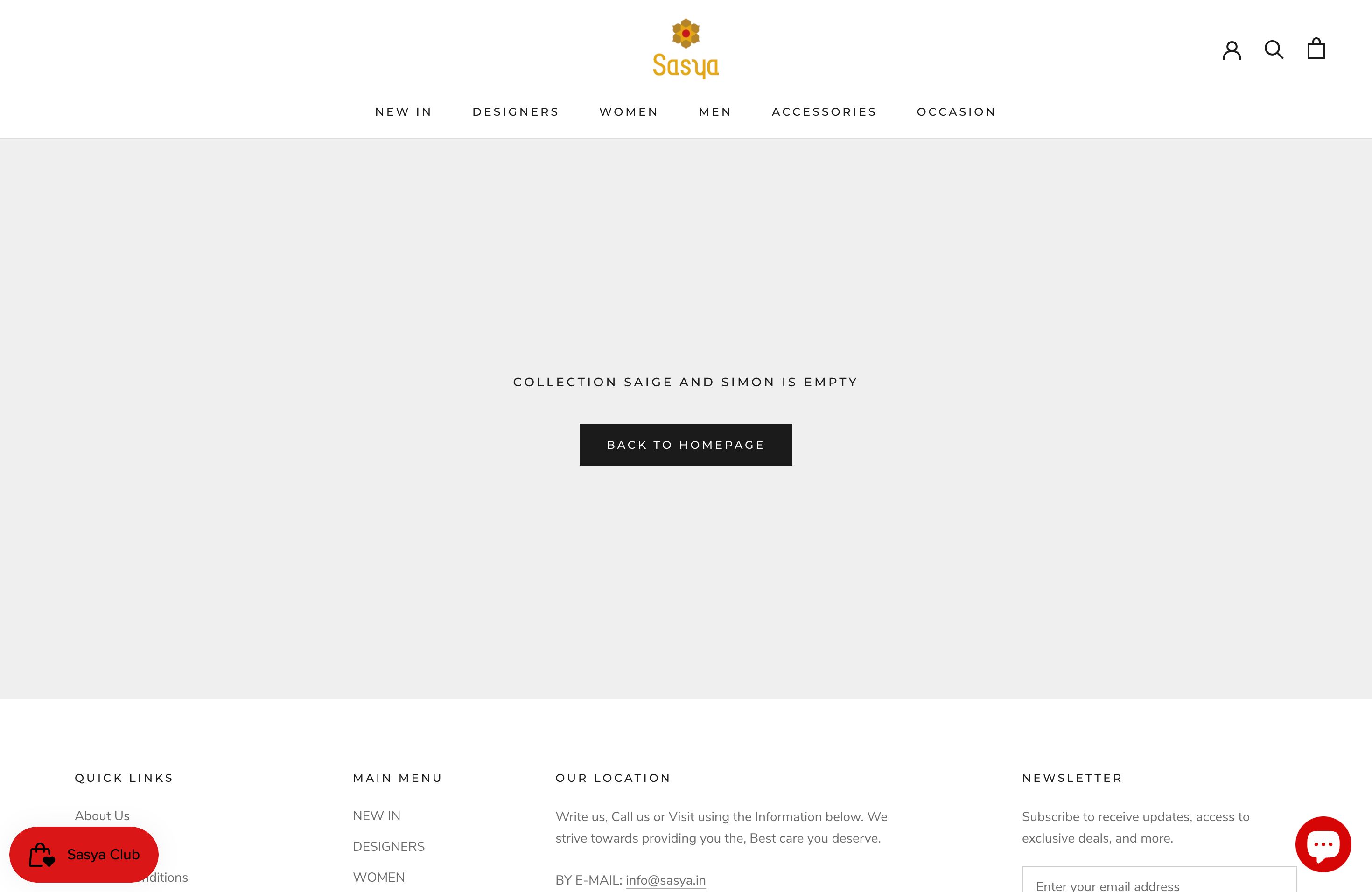 SASYA: The Home of Unique and Rare Fashion