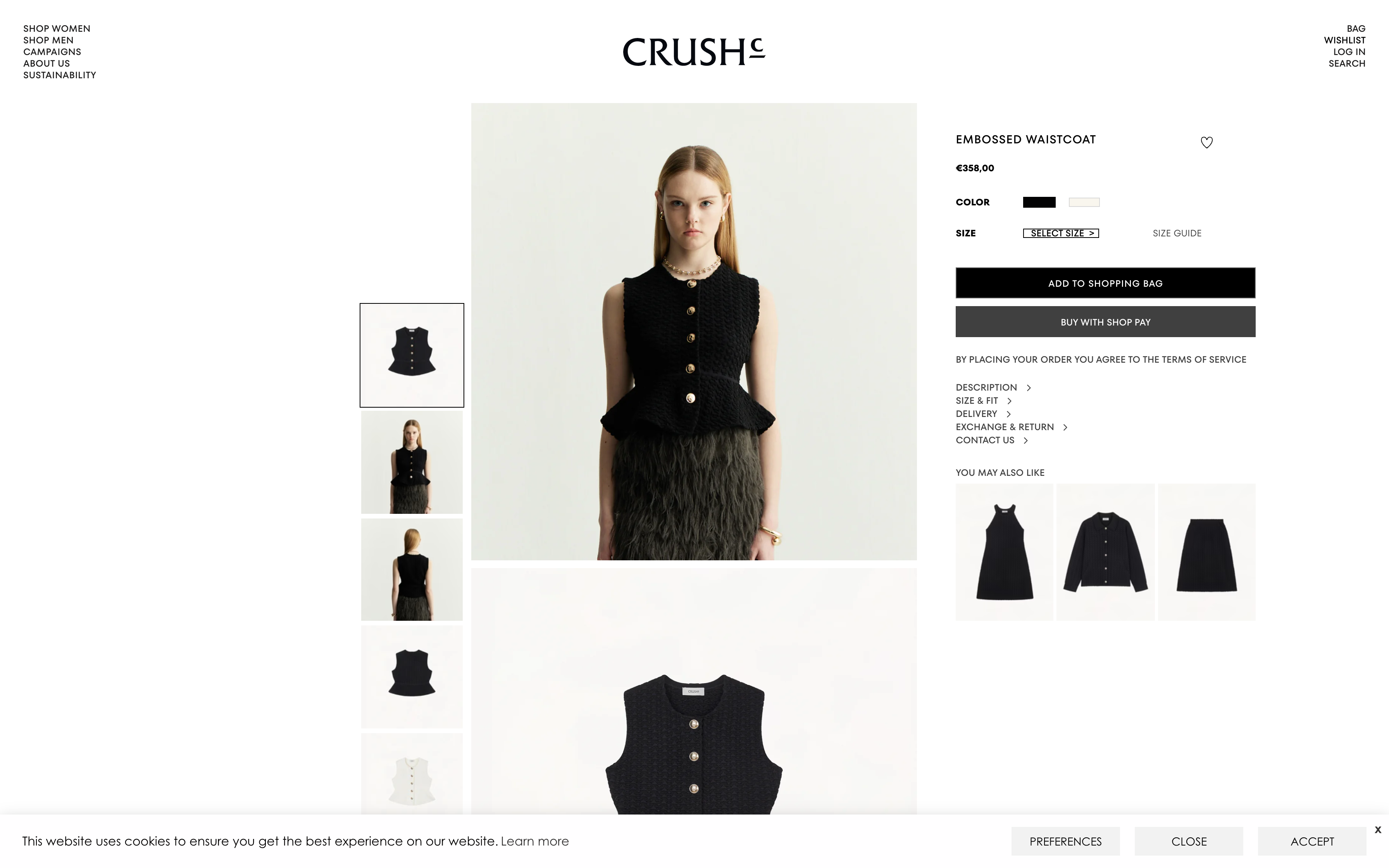 CRUSH Collection Development Project screenshot 5