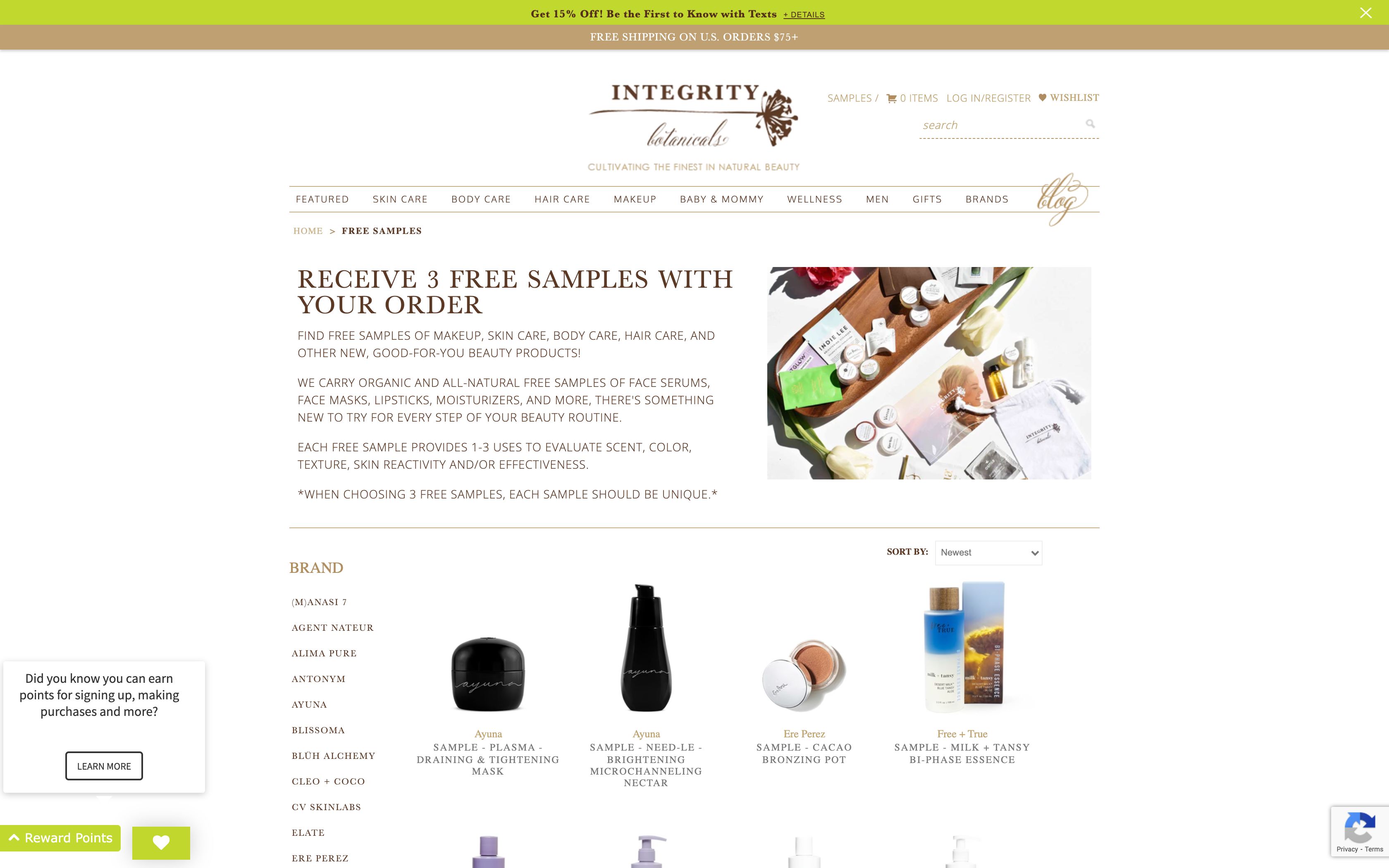 Integrity Botanicals screenshot 2