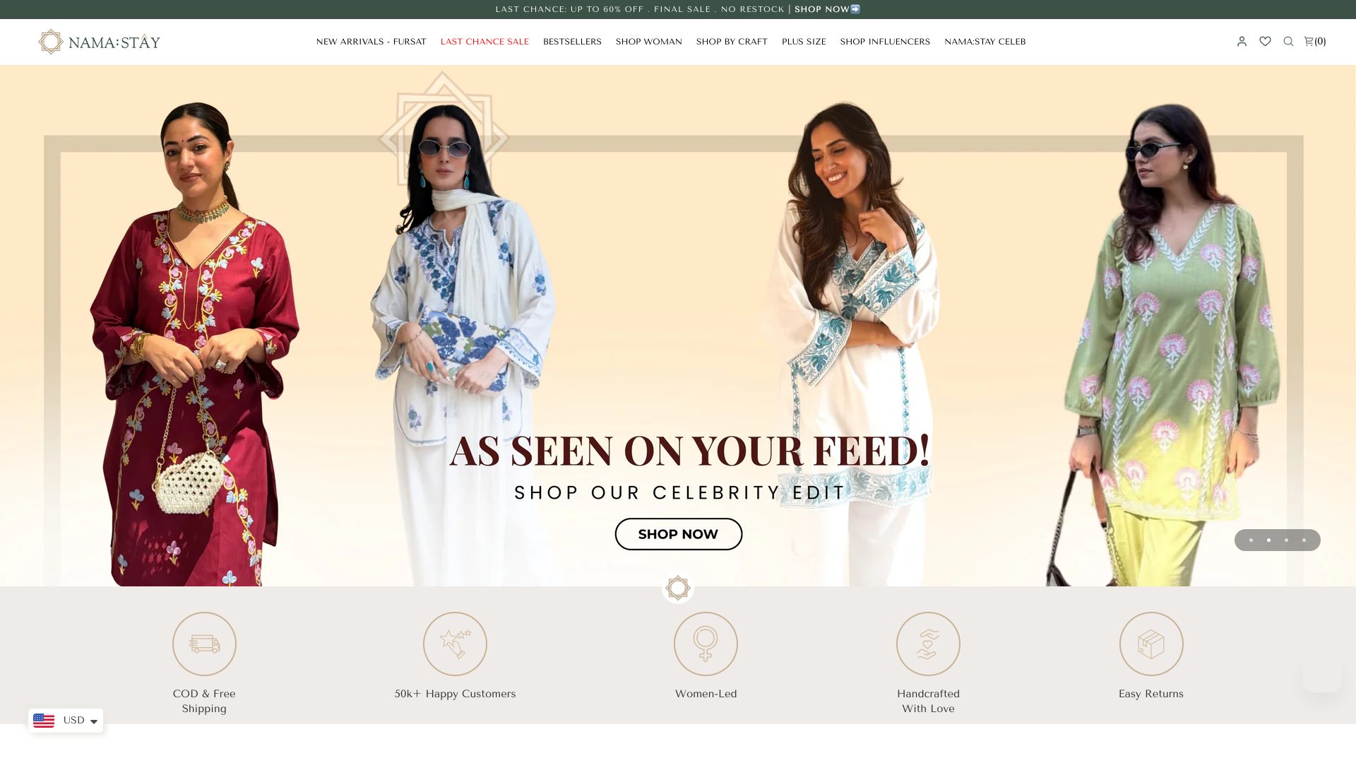 Shop Namastay