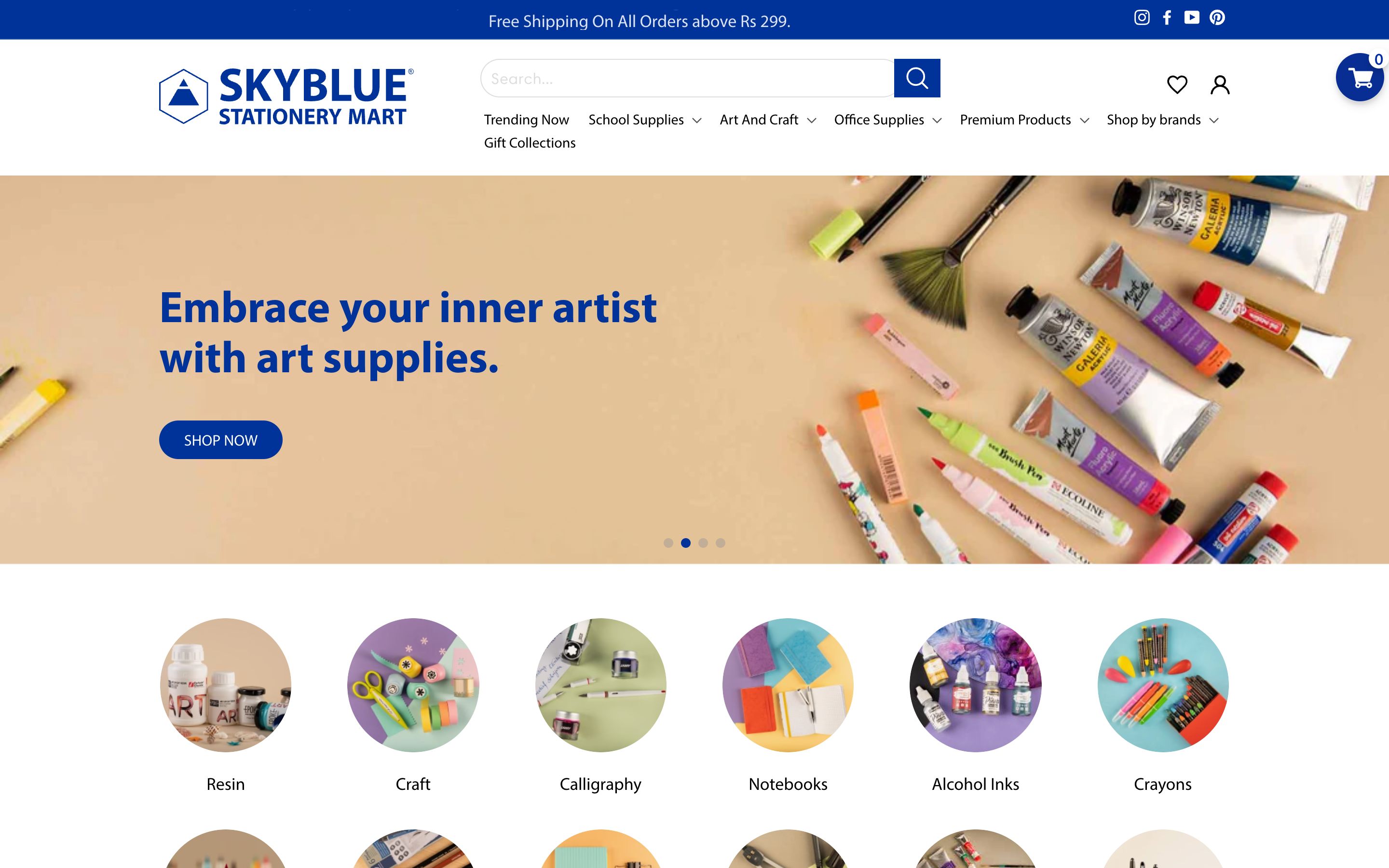 Online Stationery Store