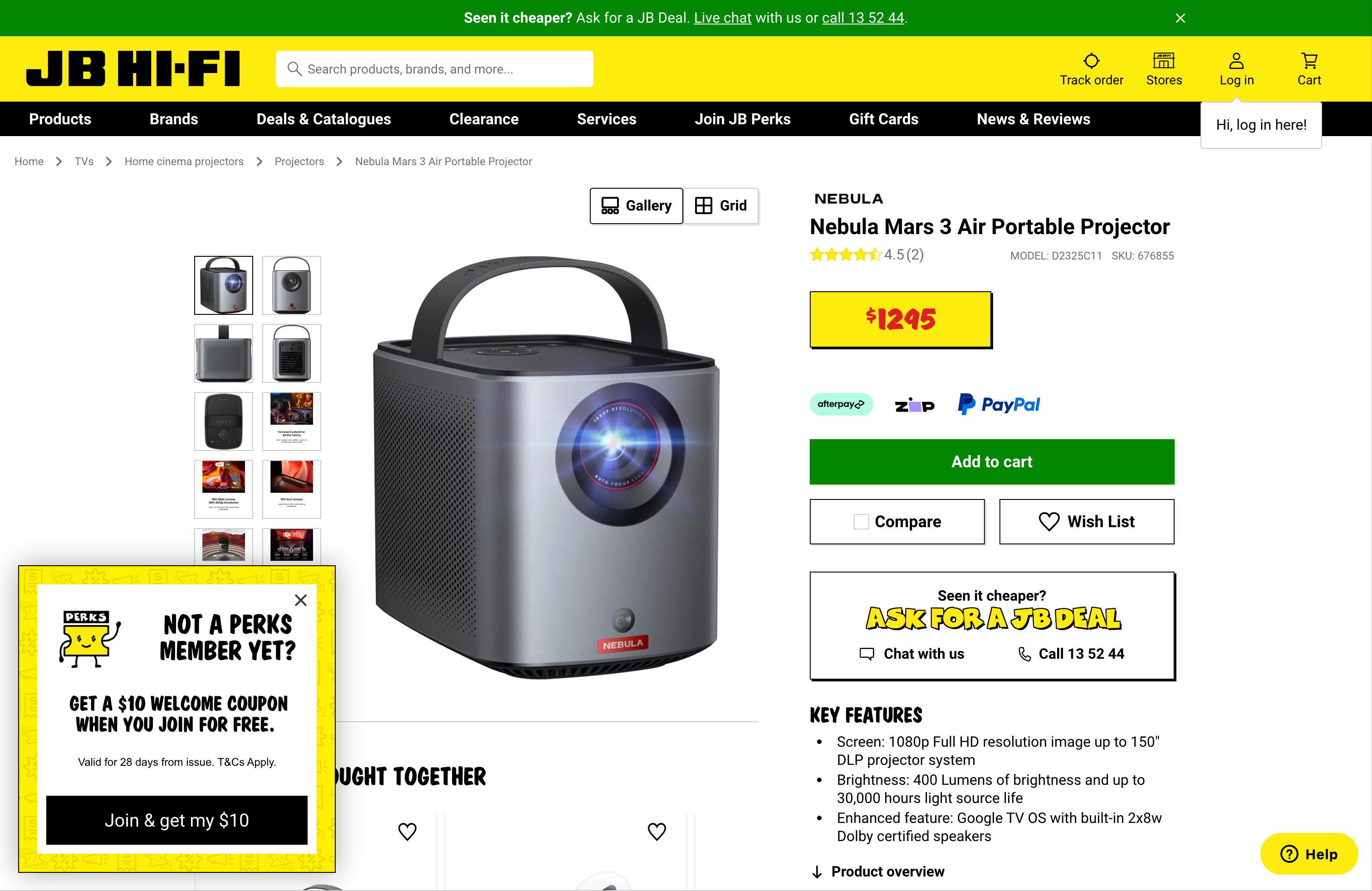 JB Hi-Fi screenshot 2