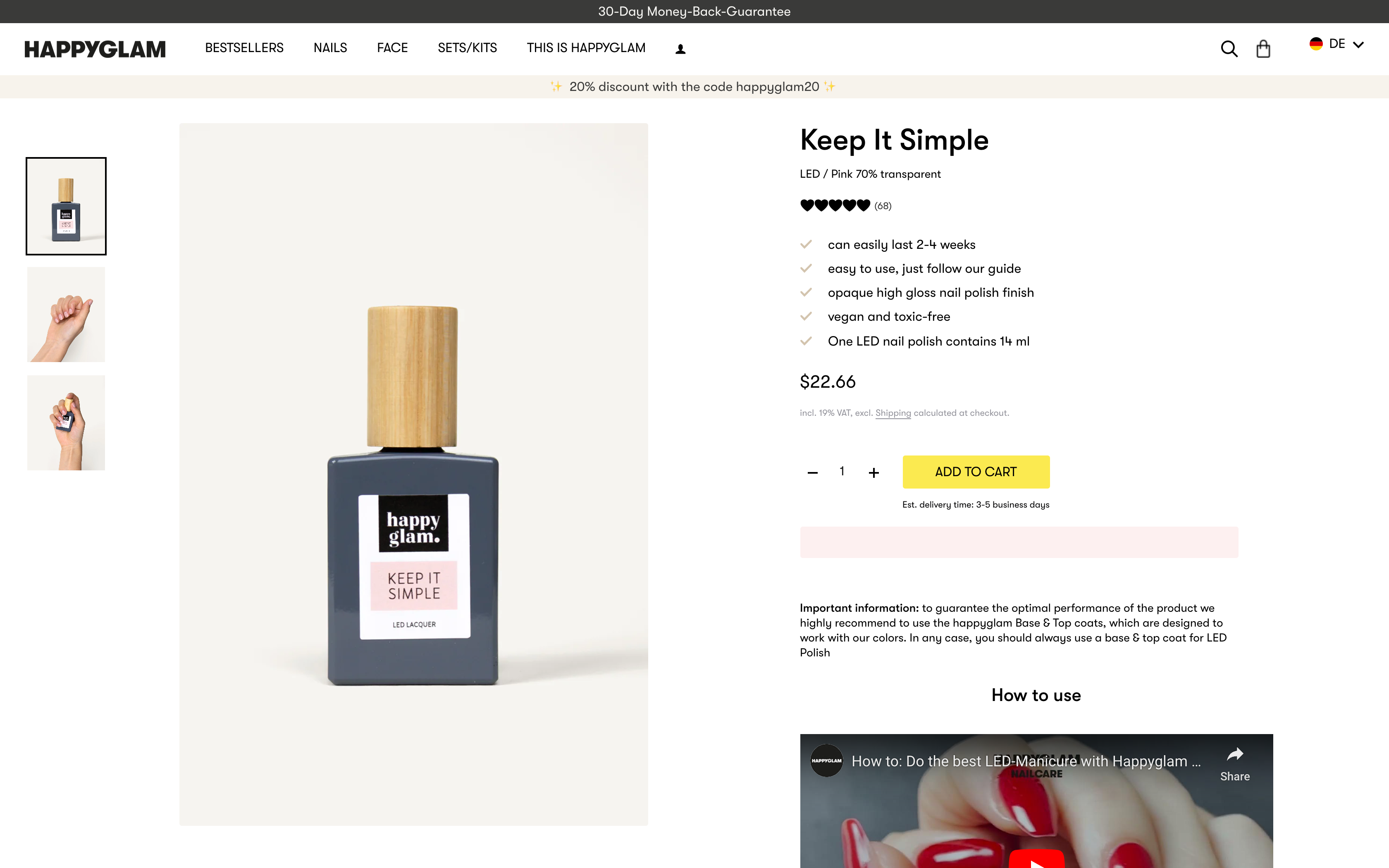 Online 100% vegan, clean and without harmful toxins products. screenshot 5