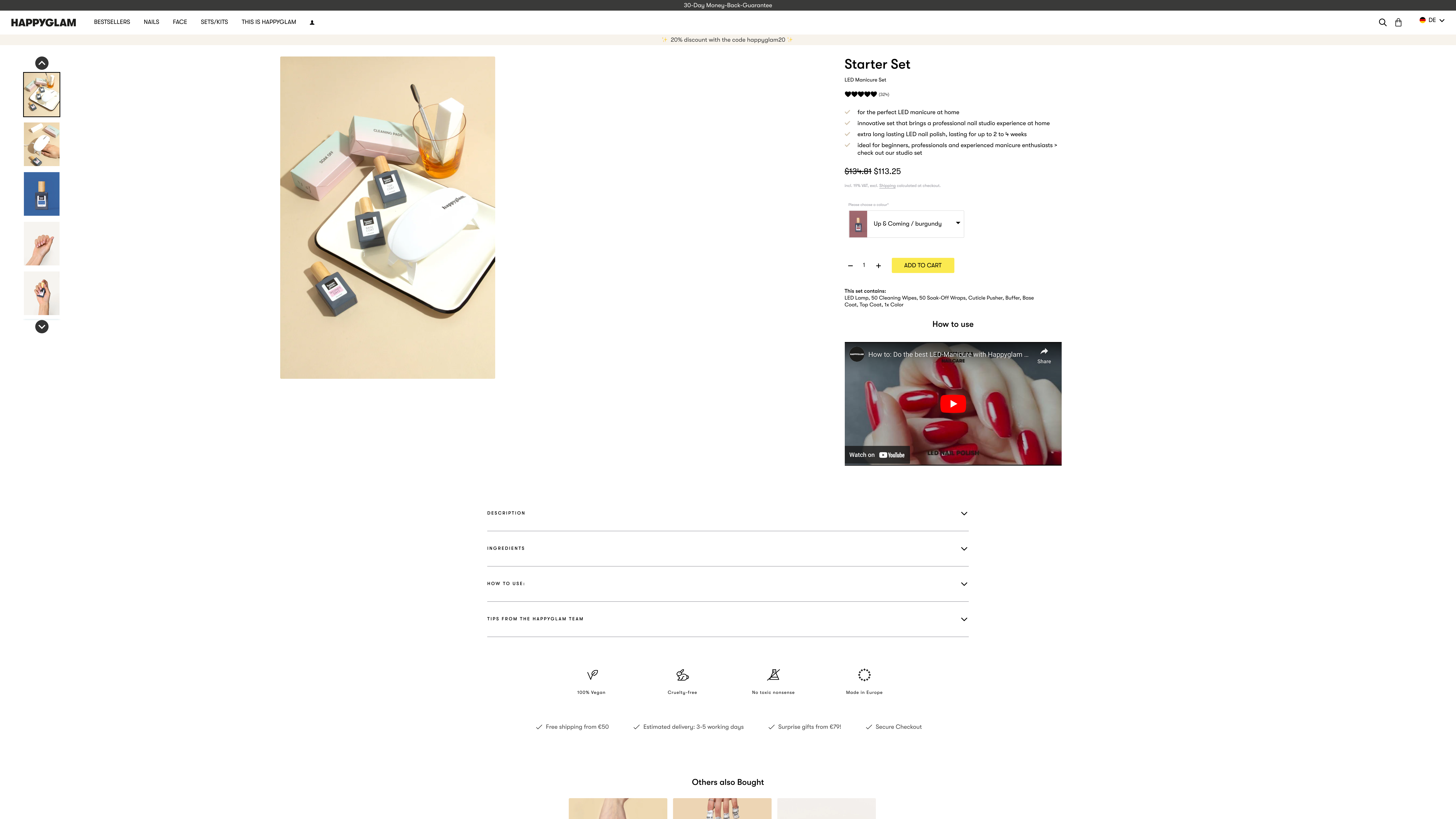 Online 100% vegan, clean and without harmful toxins products. screenshot 6