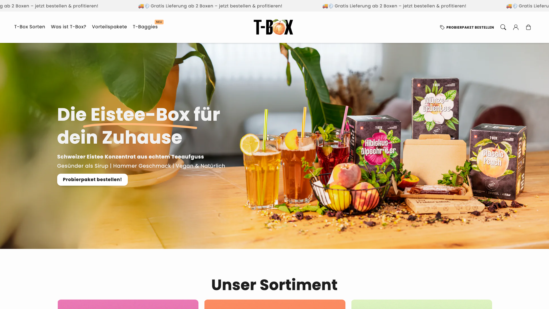 T-Box – Eistee Konzentrat