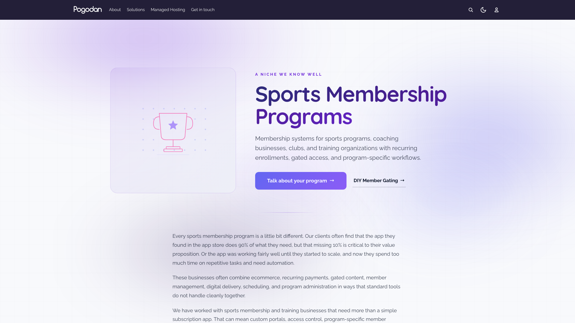 Sports clubs, Fanclubs & Membership Programs