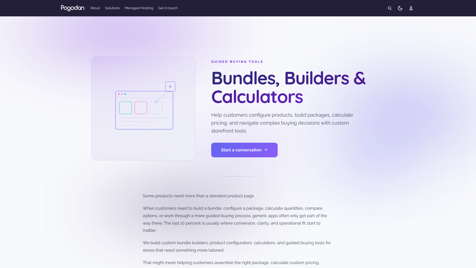 Bundlers, Builders, Calculators