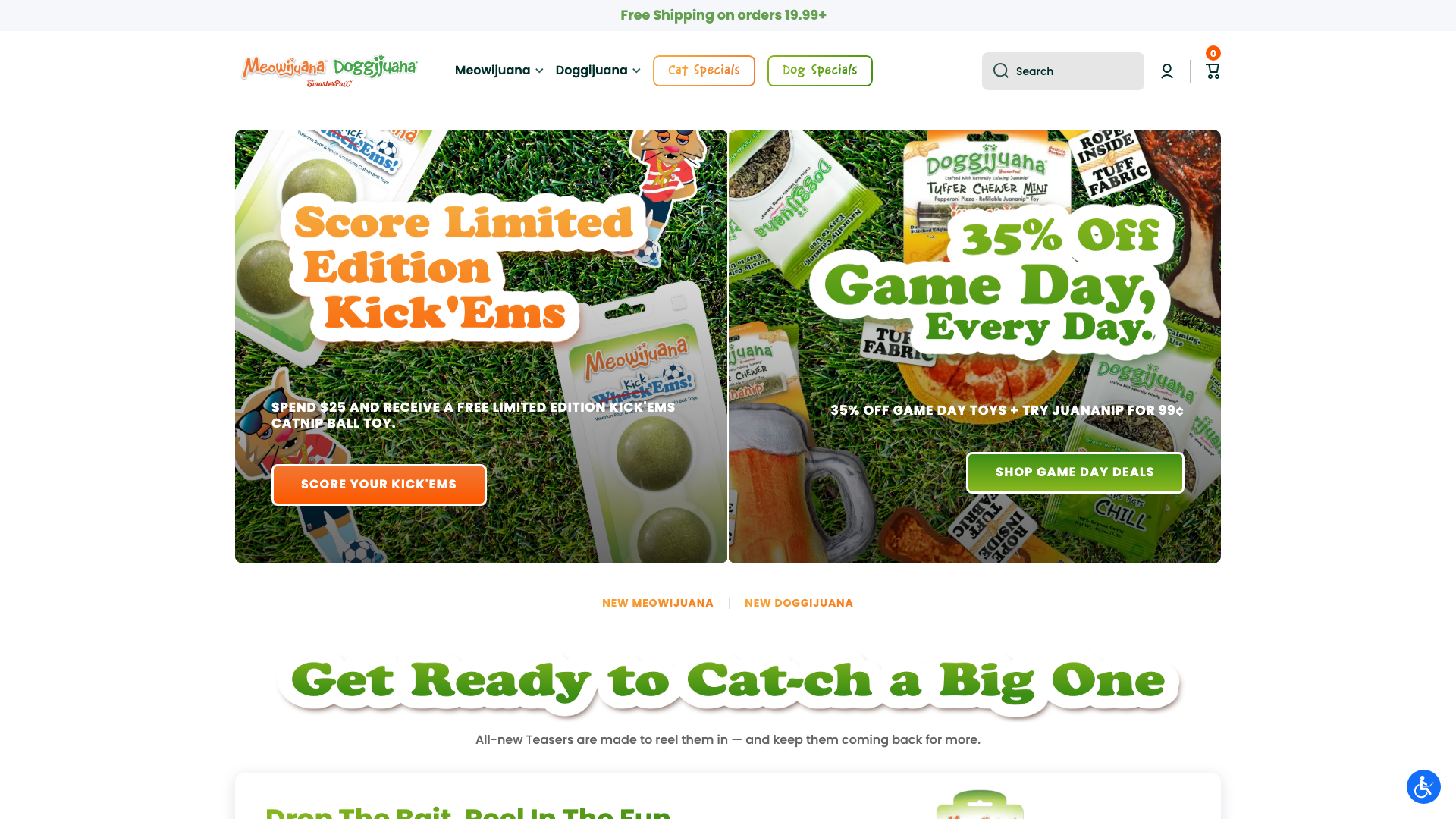 Meowijuana | Organic Catnip Products for Your Feline Friend screenshot