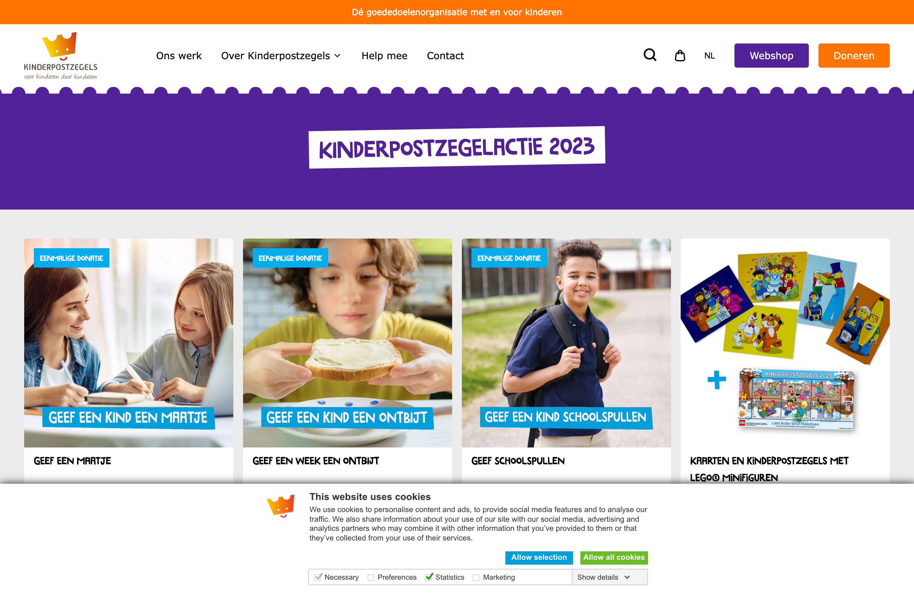 Kinderpostzegels: 600k orders in a single week with Shopify Plus screenshot 3