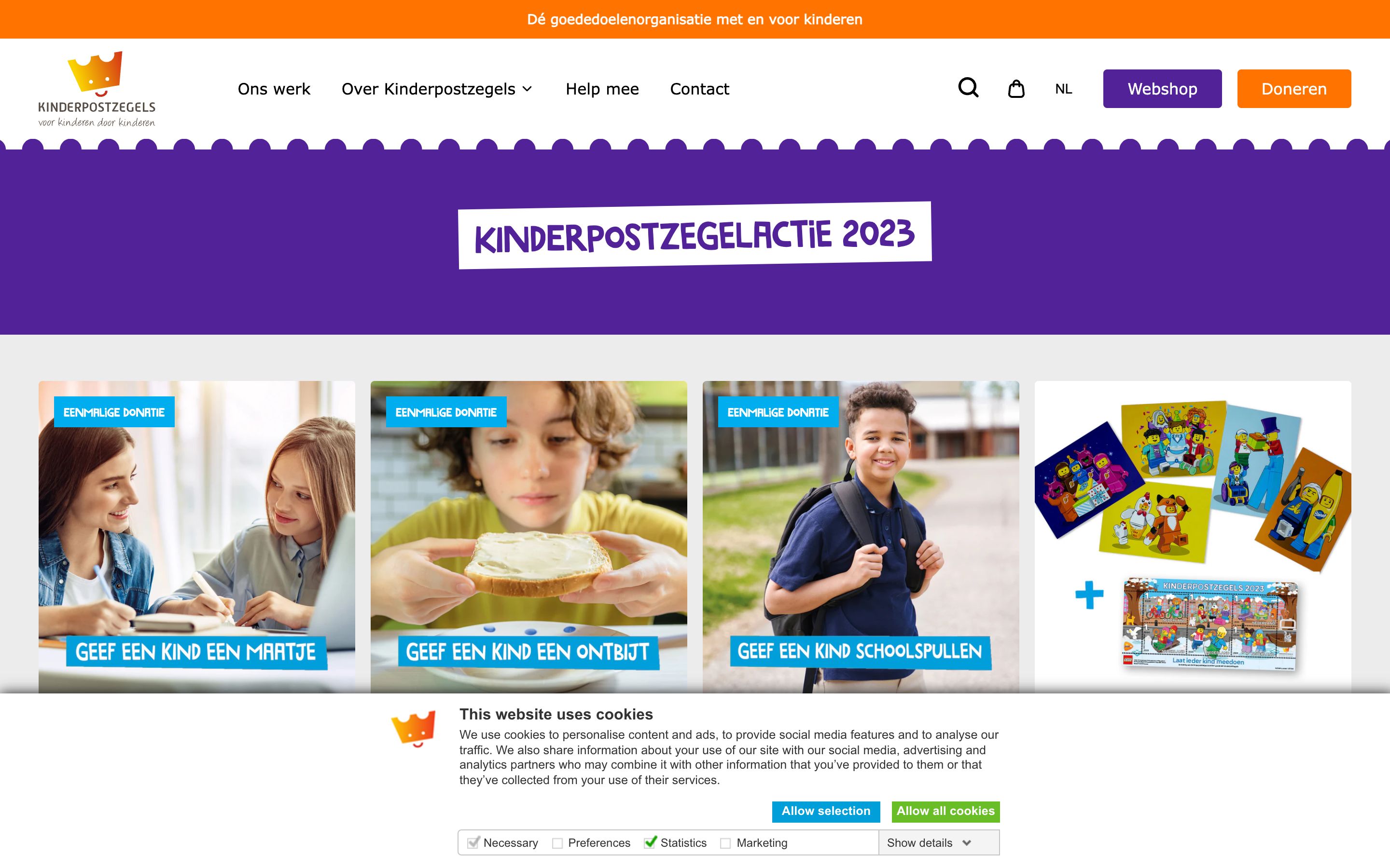 Kinderpostzegels: 600k orders in a single week with Shopify Plus screenshot 2