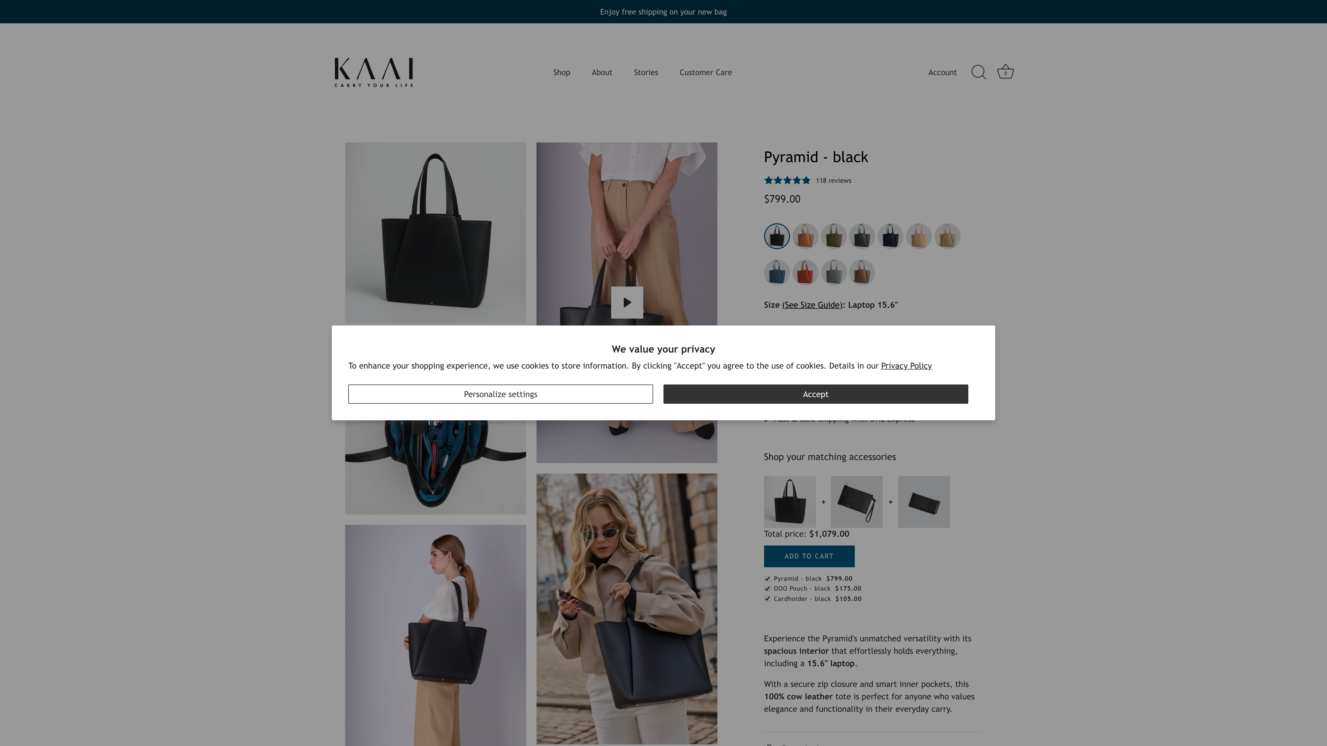 Kaai bags screenshot 6