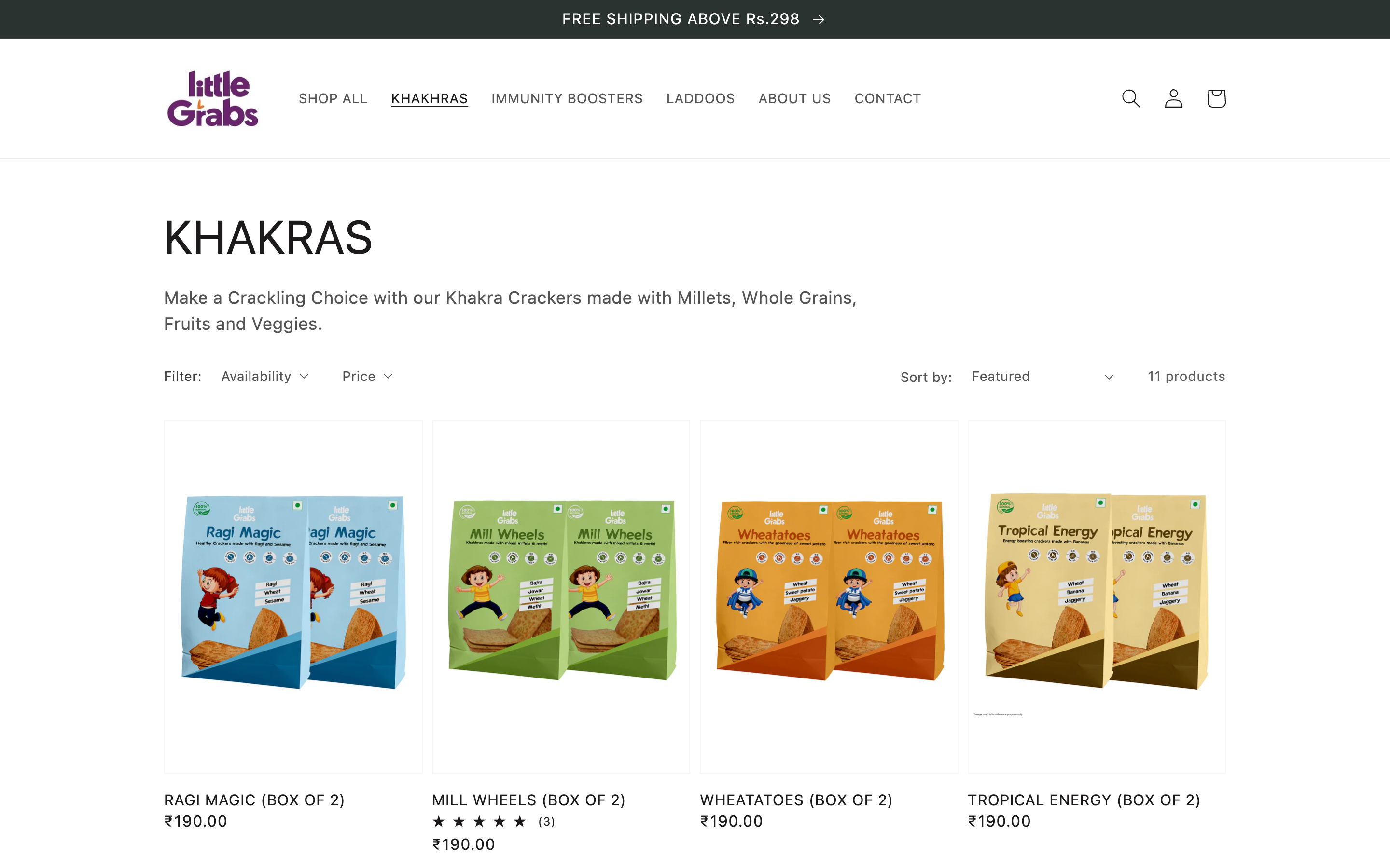 LITTLEGRABS.COM screenshot 2