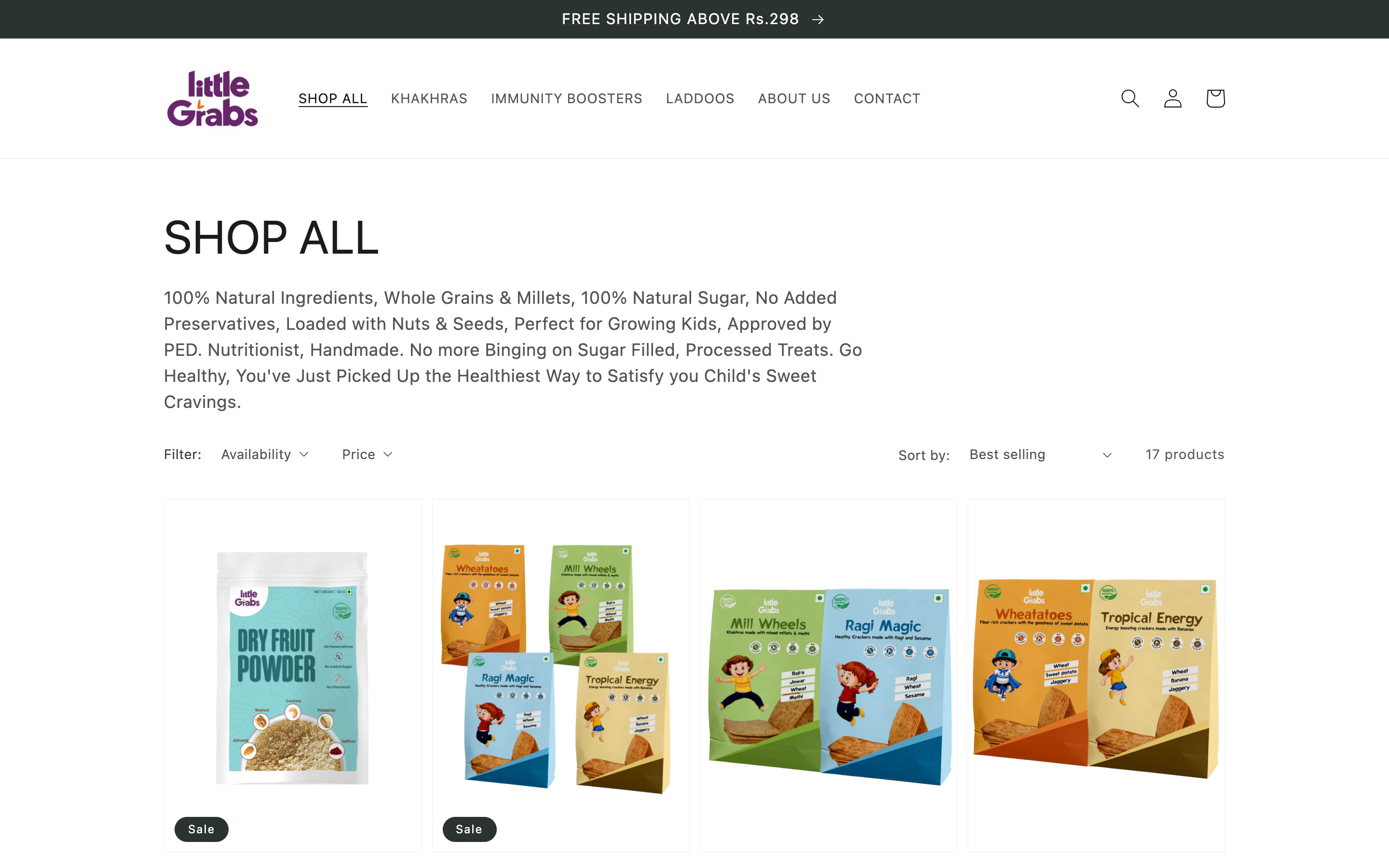 LITTLEGRABS.COM screenshot