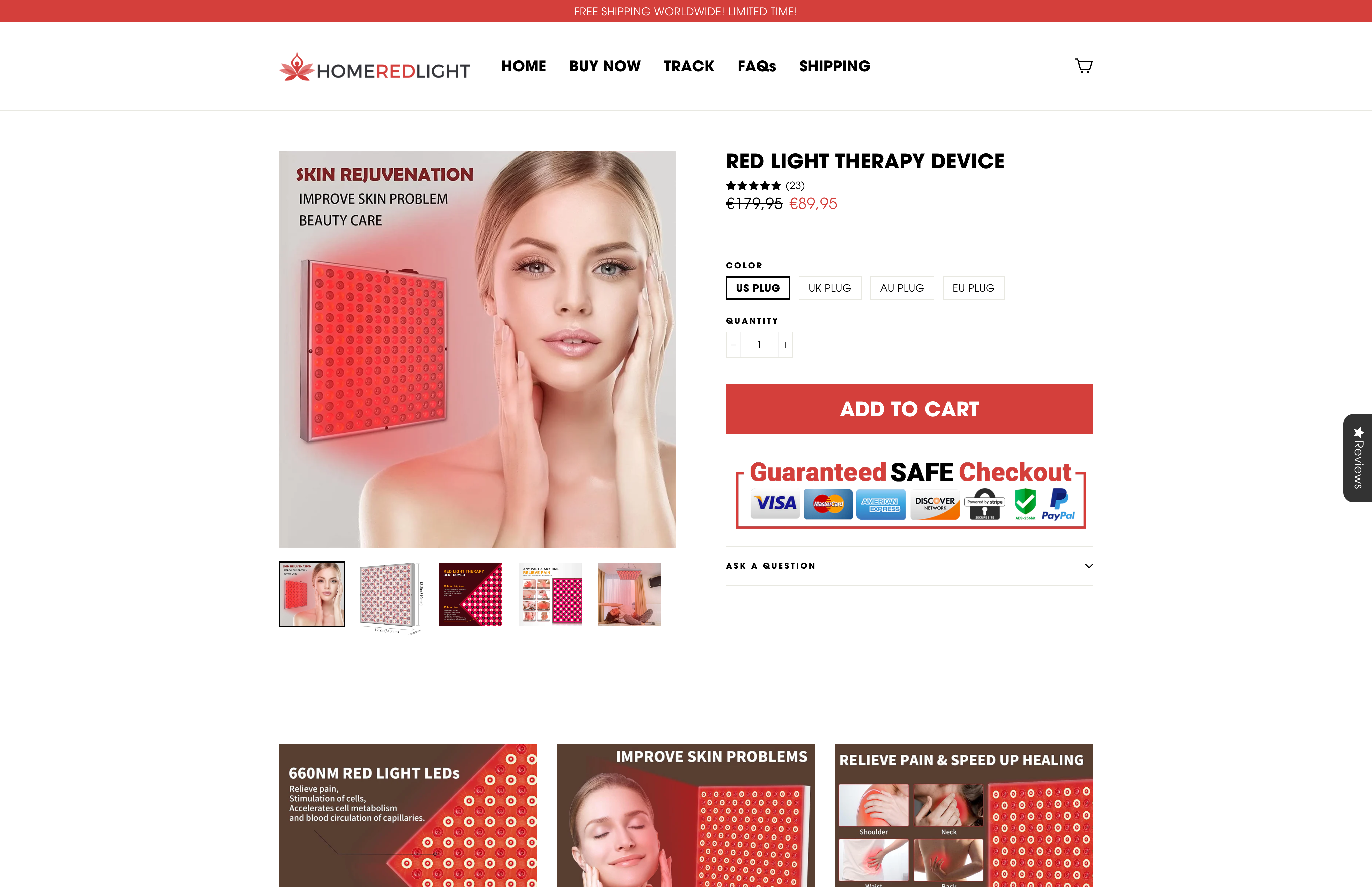 Home Red Light - Red Light Therapy Devices screenshot 2