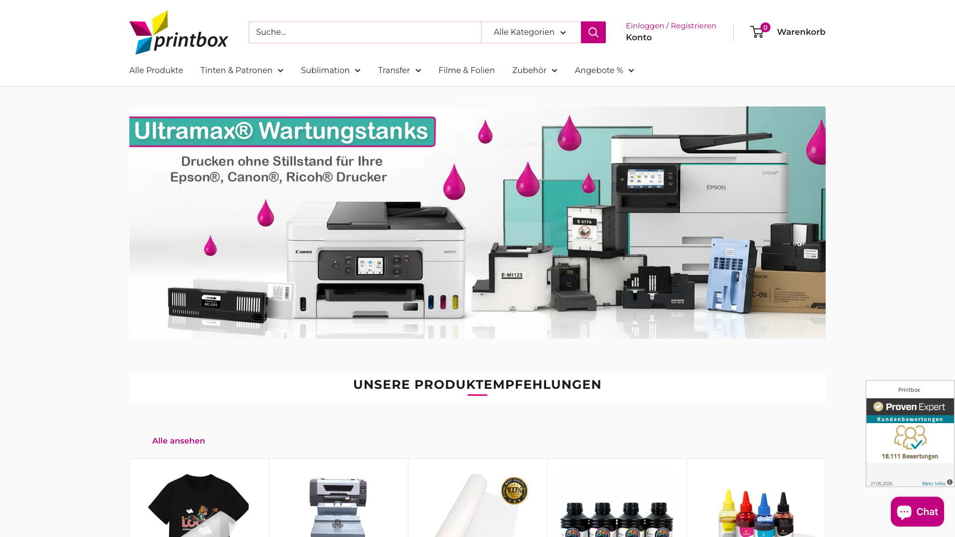 B2B und B2C Shop aus einer Hand - Printbox automatisiert!