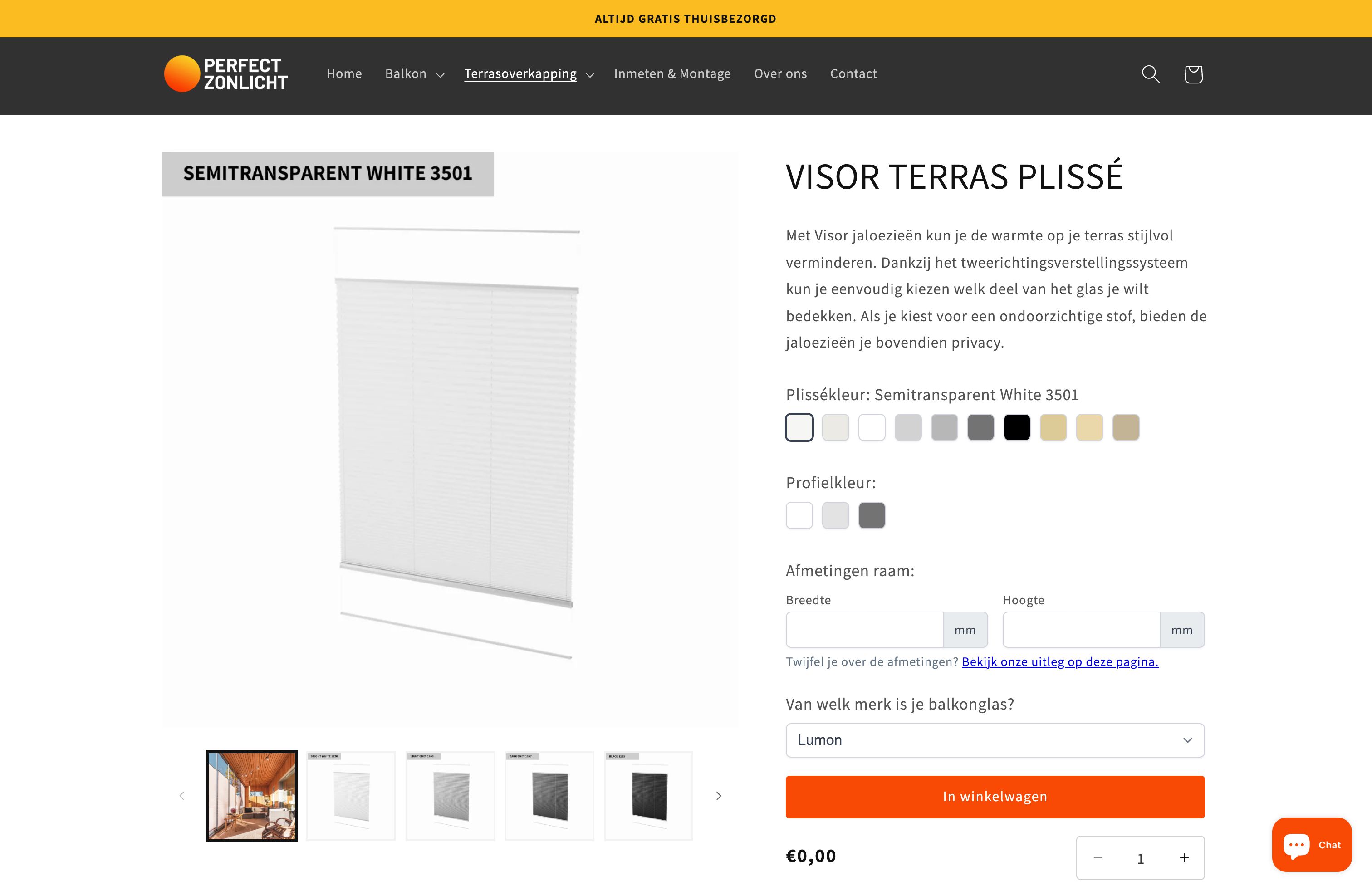Perfect Zonlicht | Zonwering voor balkons screenshot 5