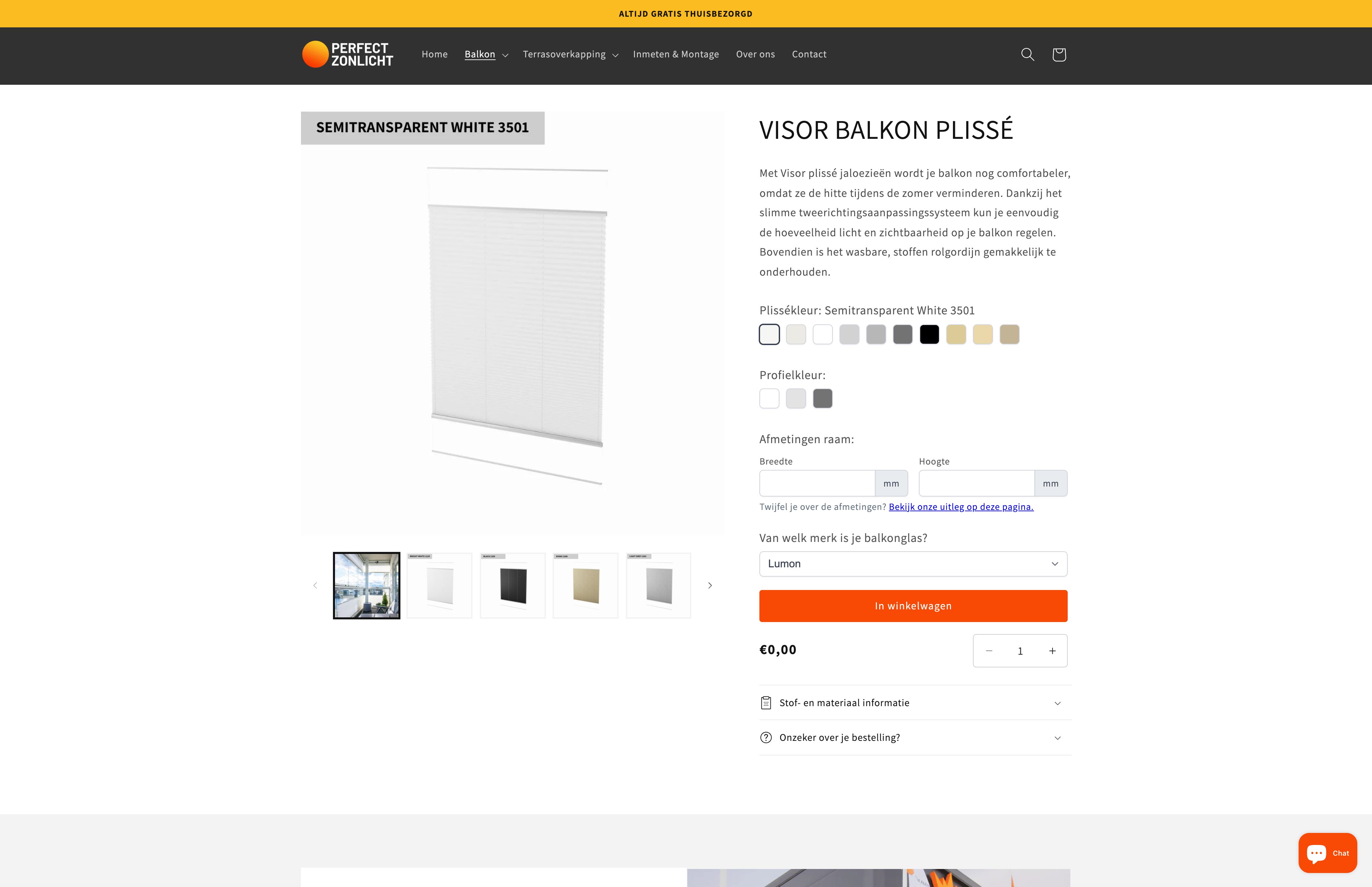 Perfect Zonlicht | Zonwering voor balkons screenshot 4