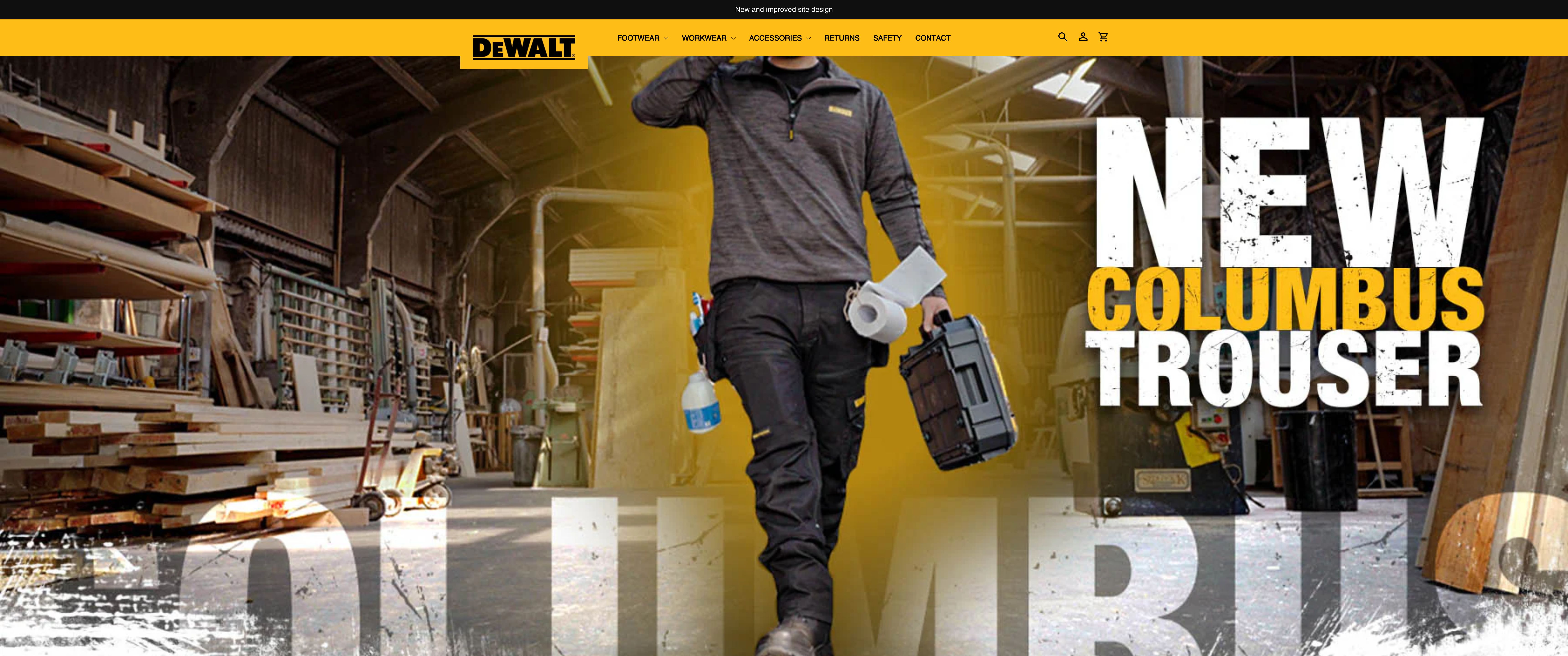 Dewalt Workwear screenshot