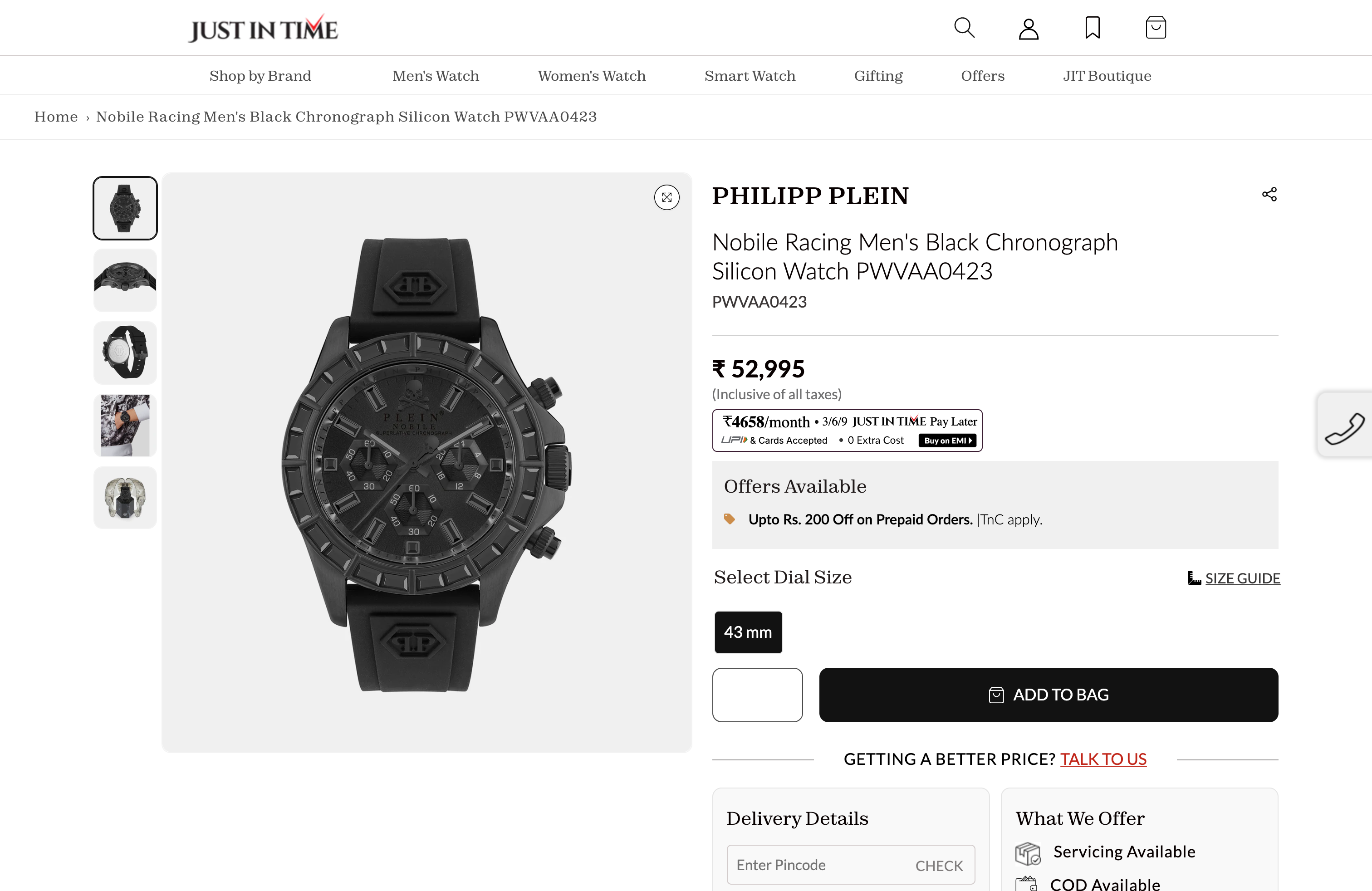 Just In Time Watches: Digital transformation and launch screenshot 4