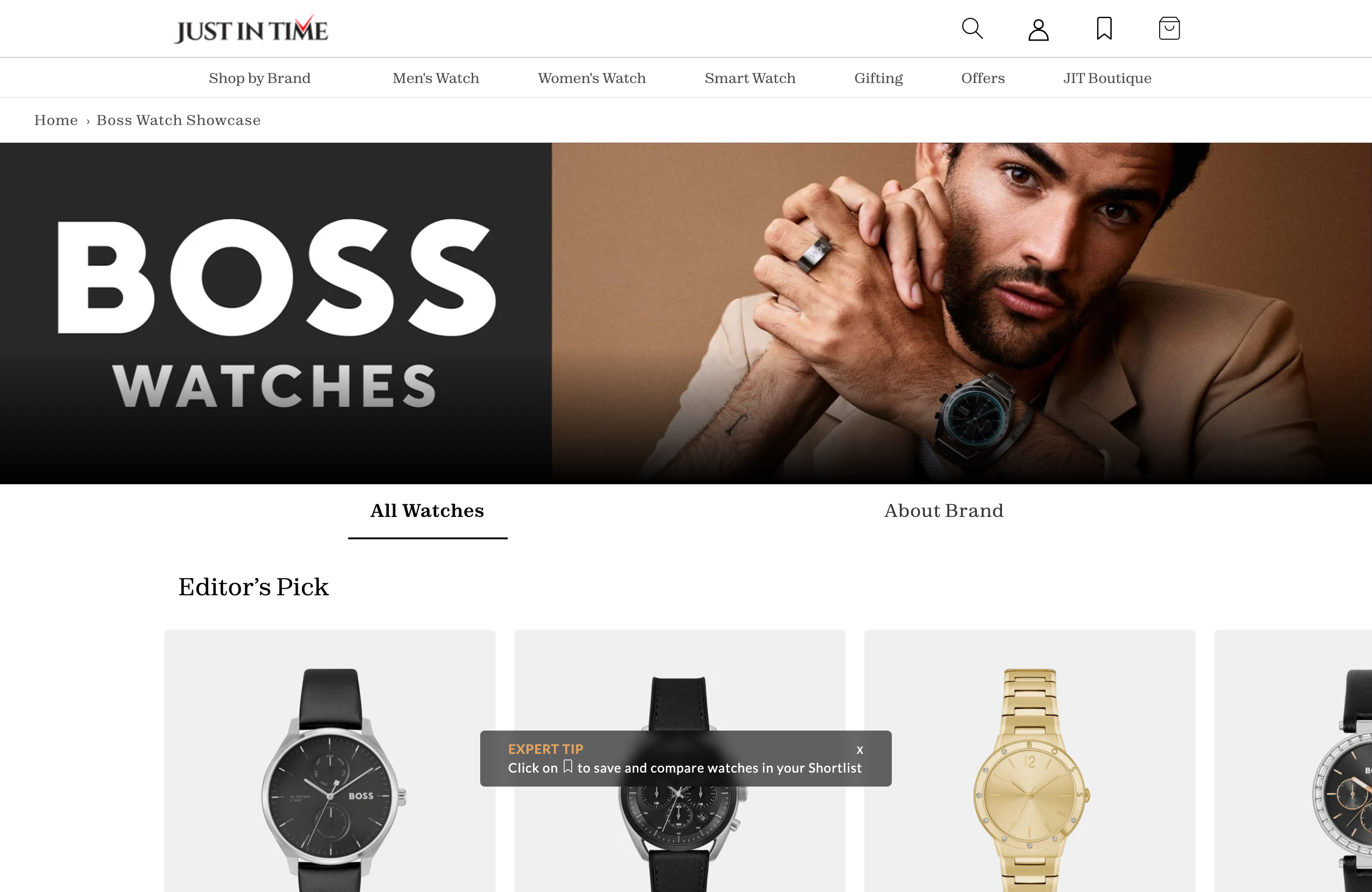 Just In Time Watches: Digital transformation and launch screenshot 2
