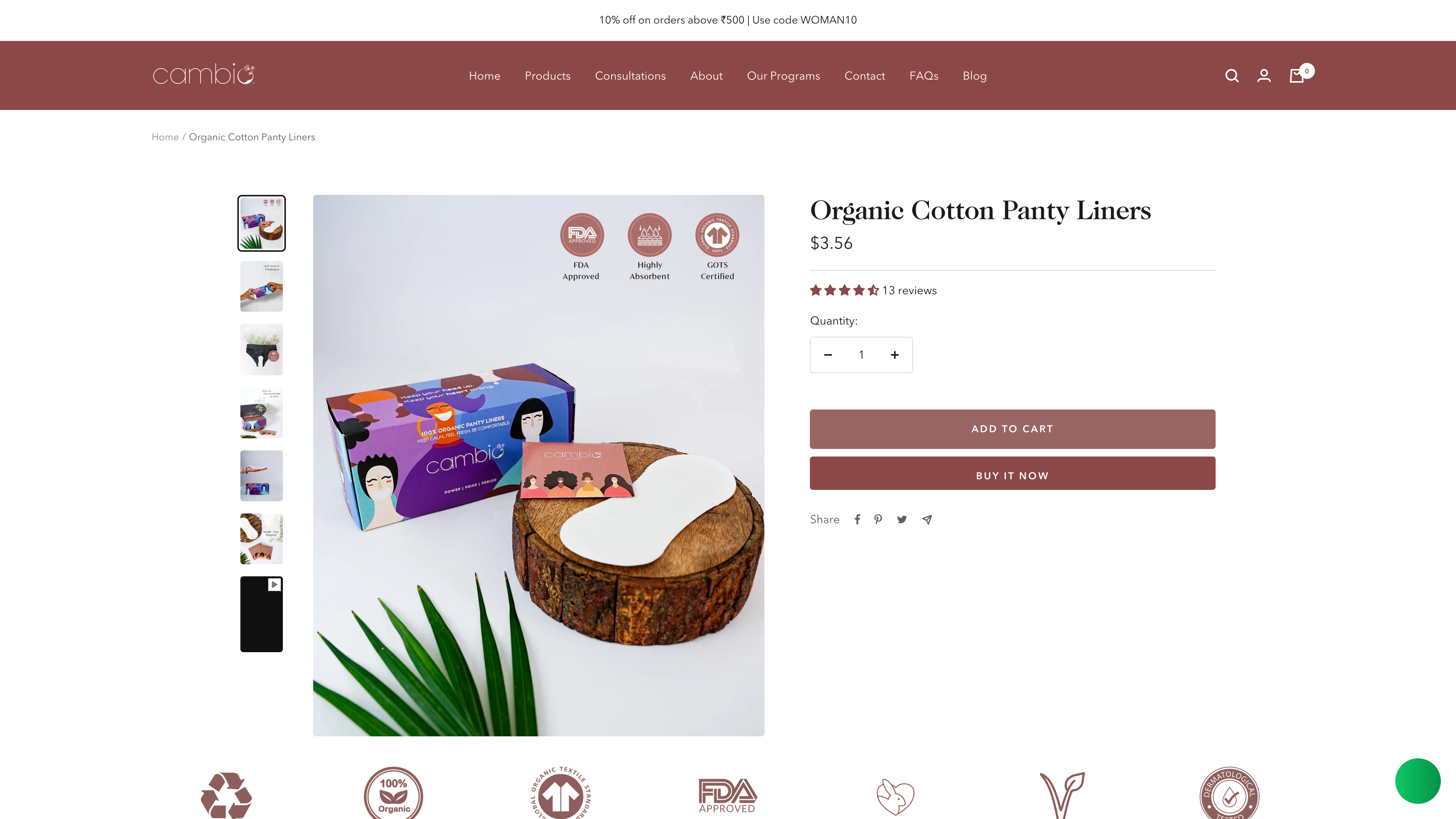 Cambio Woman - Menstrual Hygiene screenshot 5