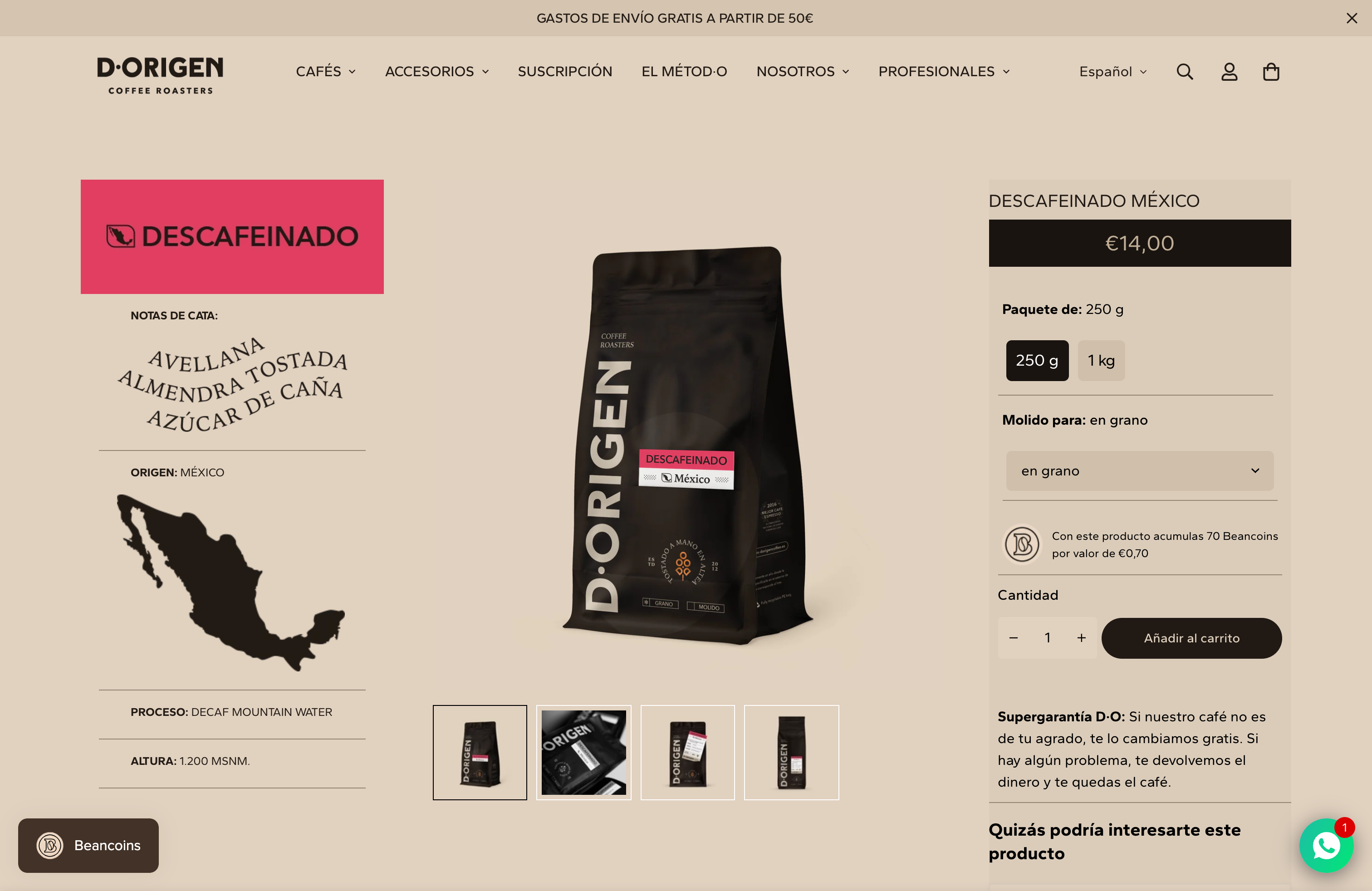 D-Origen Coffee roasters screenshot 3