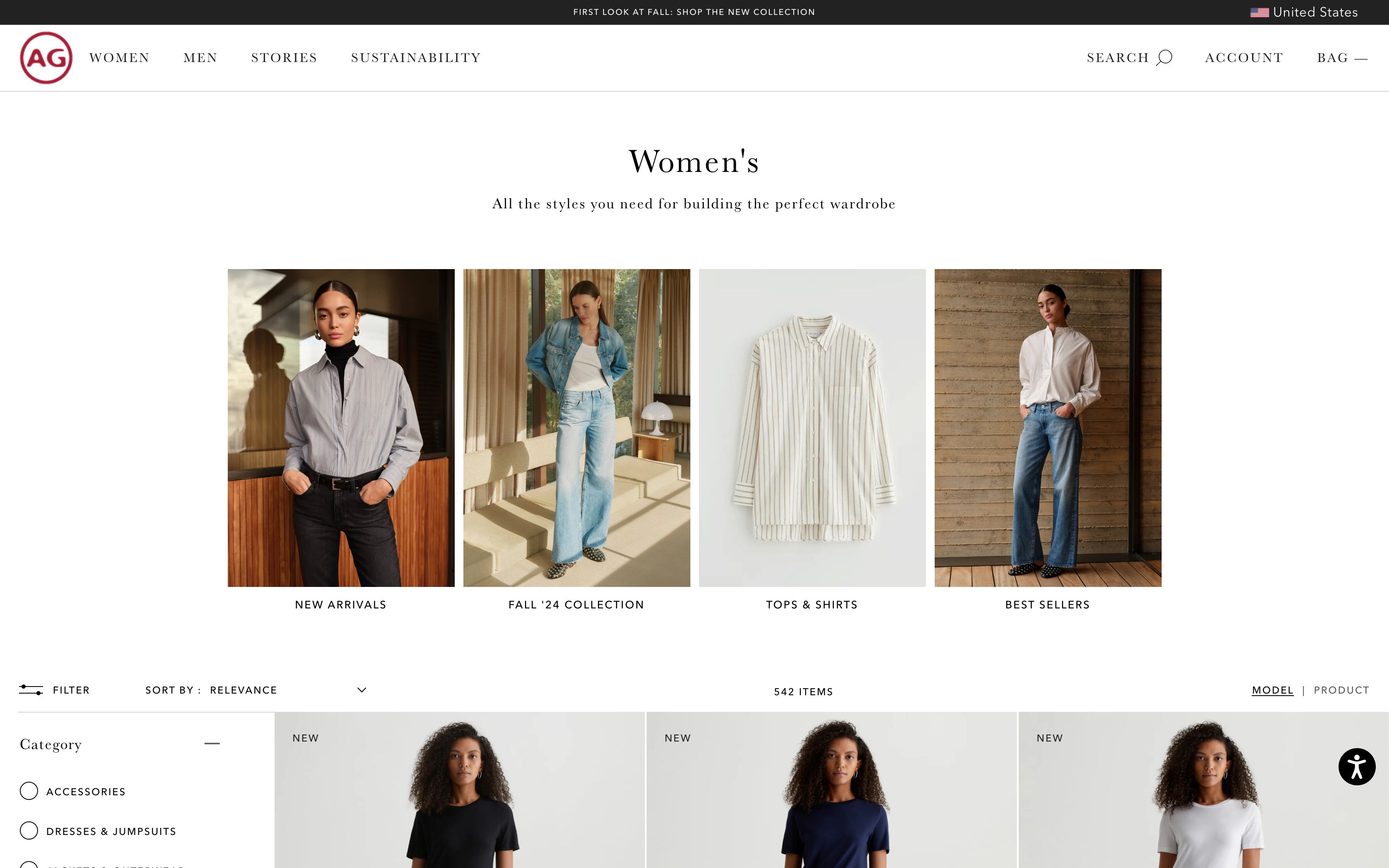 AG Jeans Migration and Custom Theme Build screenshot 2