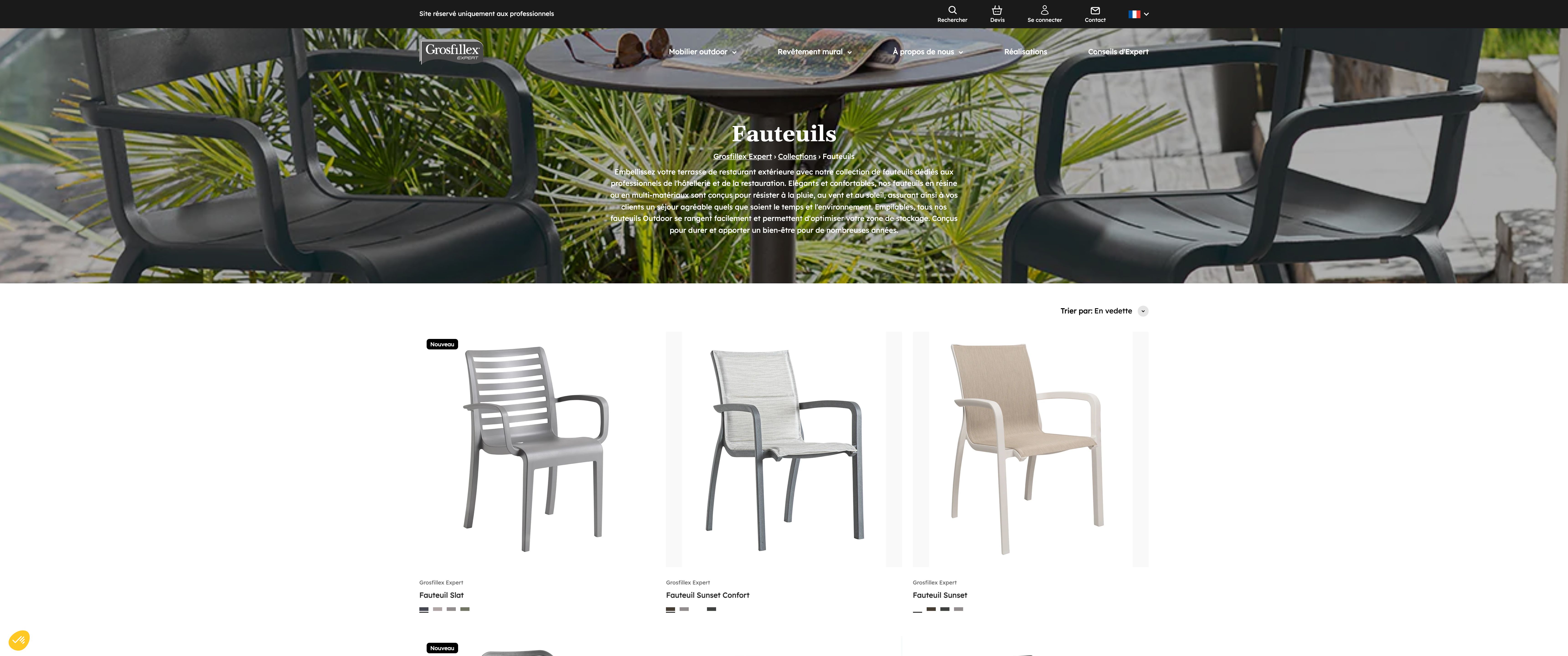 Grosfillex screenshot 2