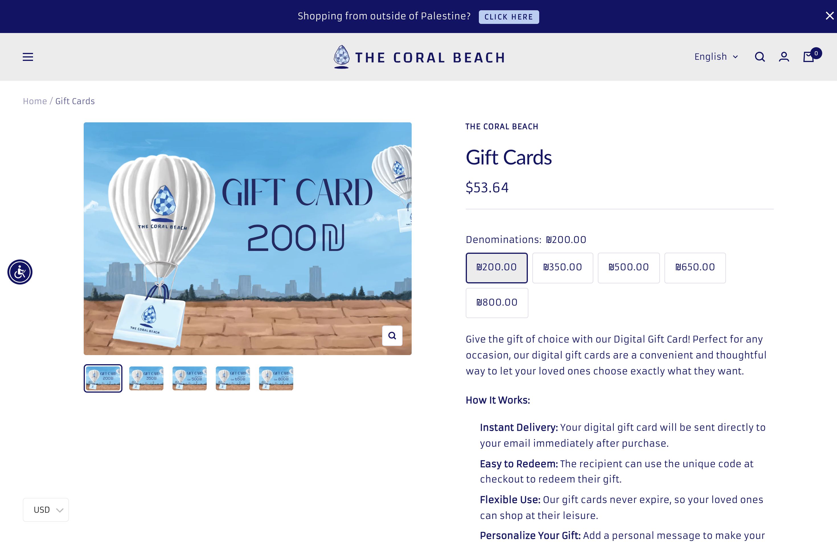 The Coral Beach | Jewelry & Clothing screenshot 4