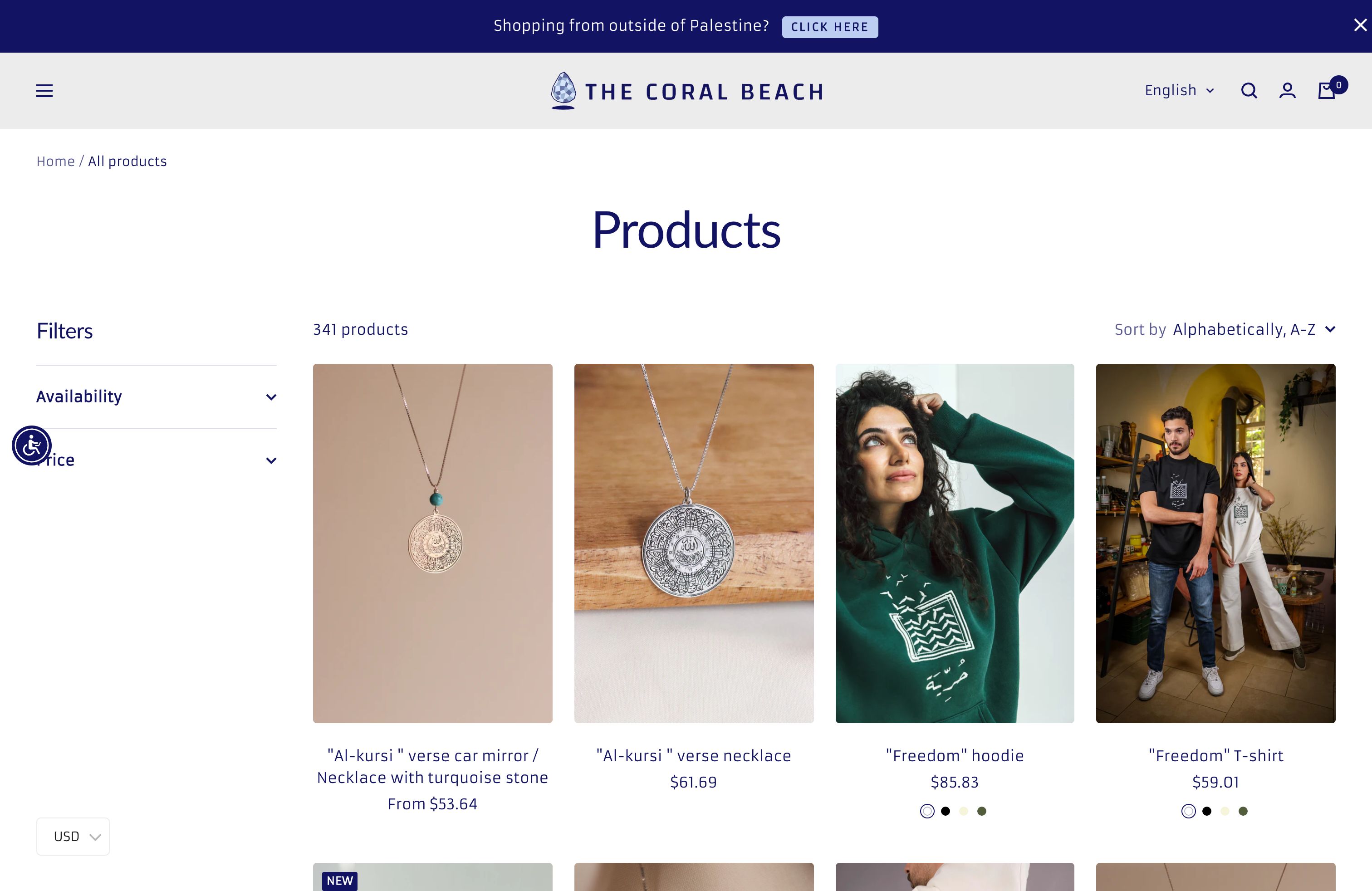The Coral Beach | Jewelry & Clothing screenshot 5