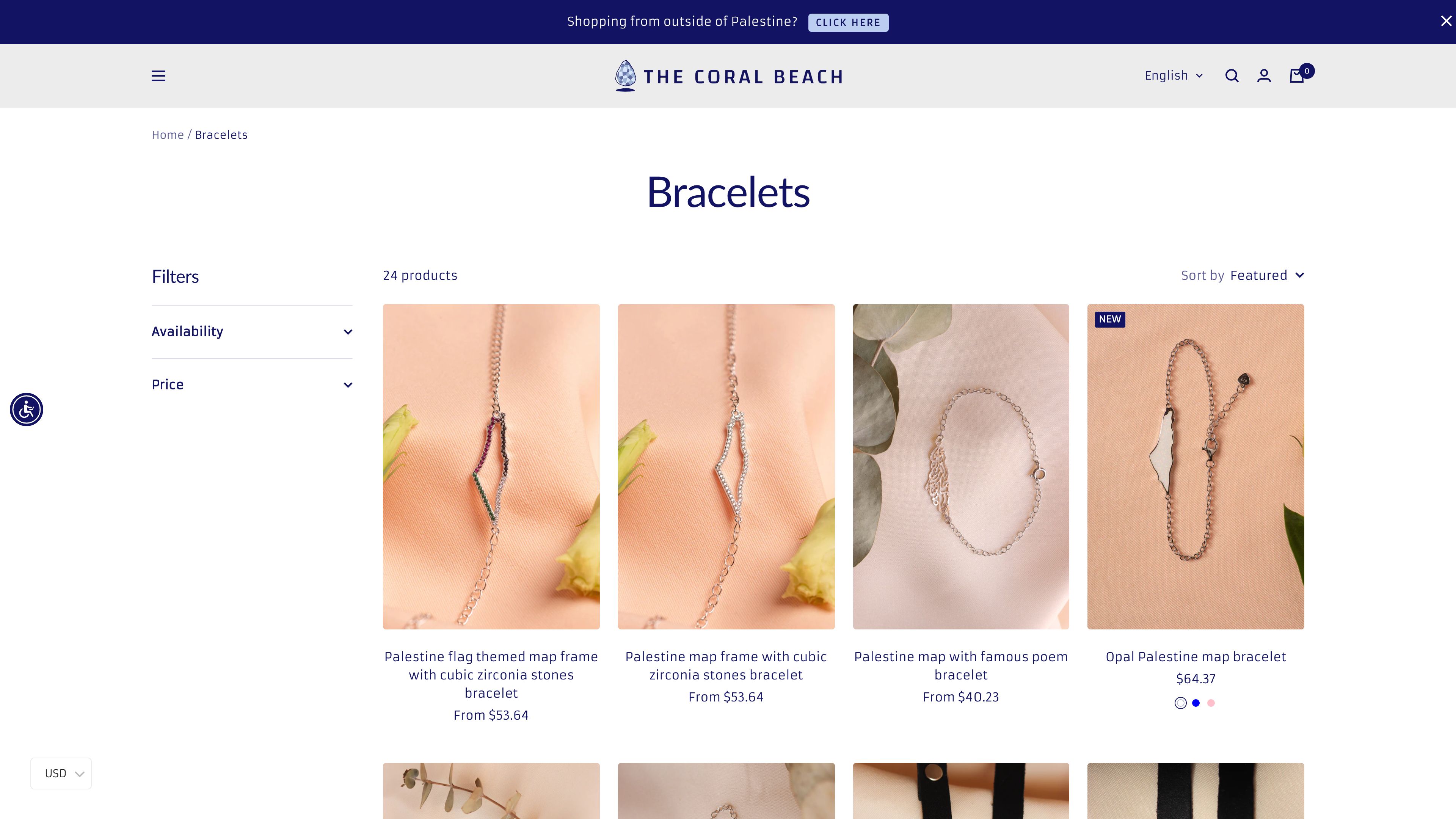 The Coral Beach | Jewelry & Clothing screenshot 3