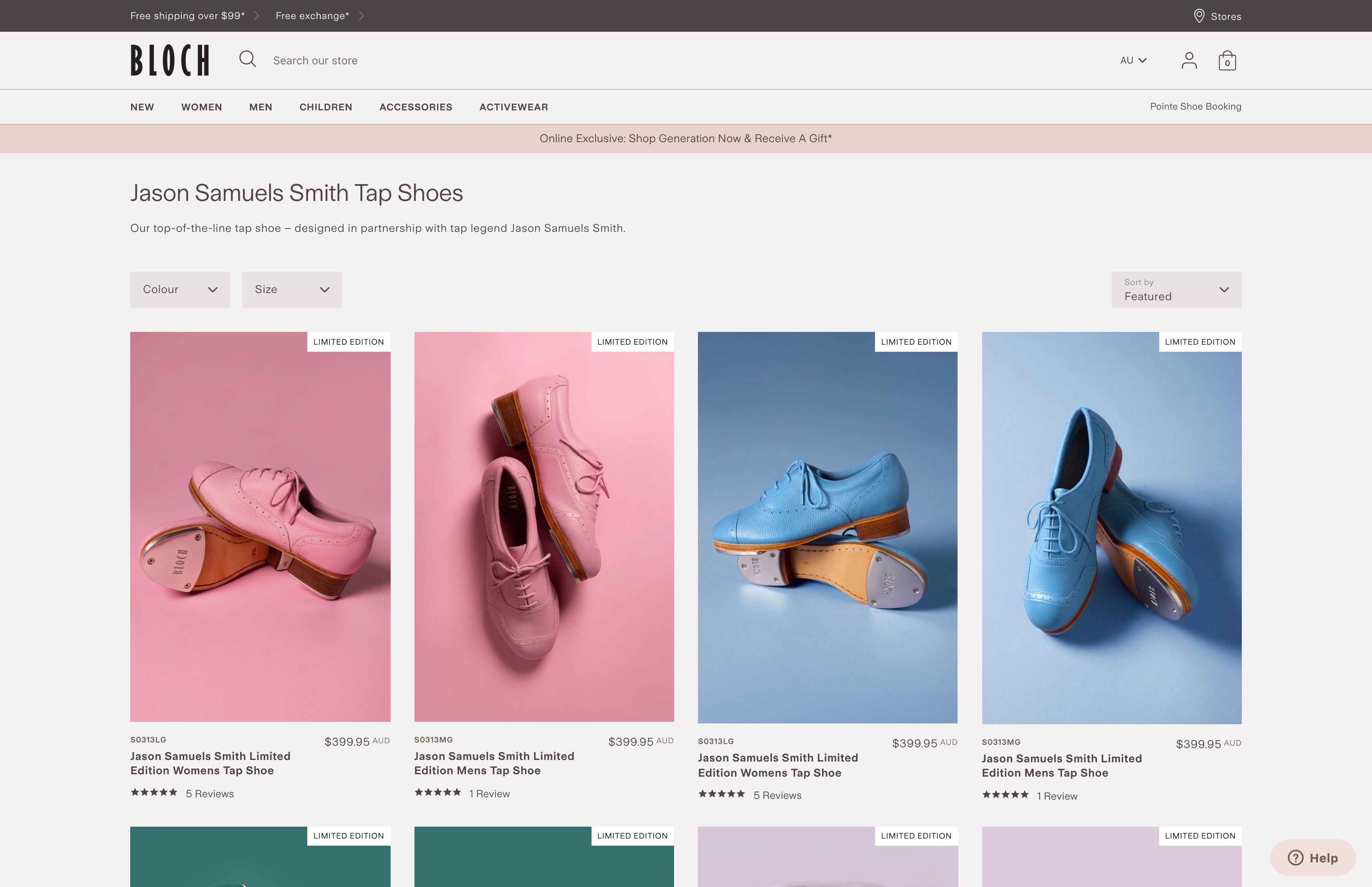 Bloch Australia screenshot 5