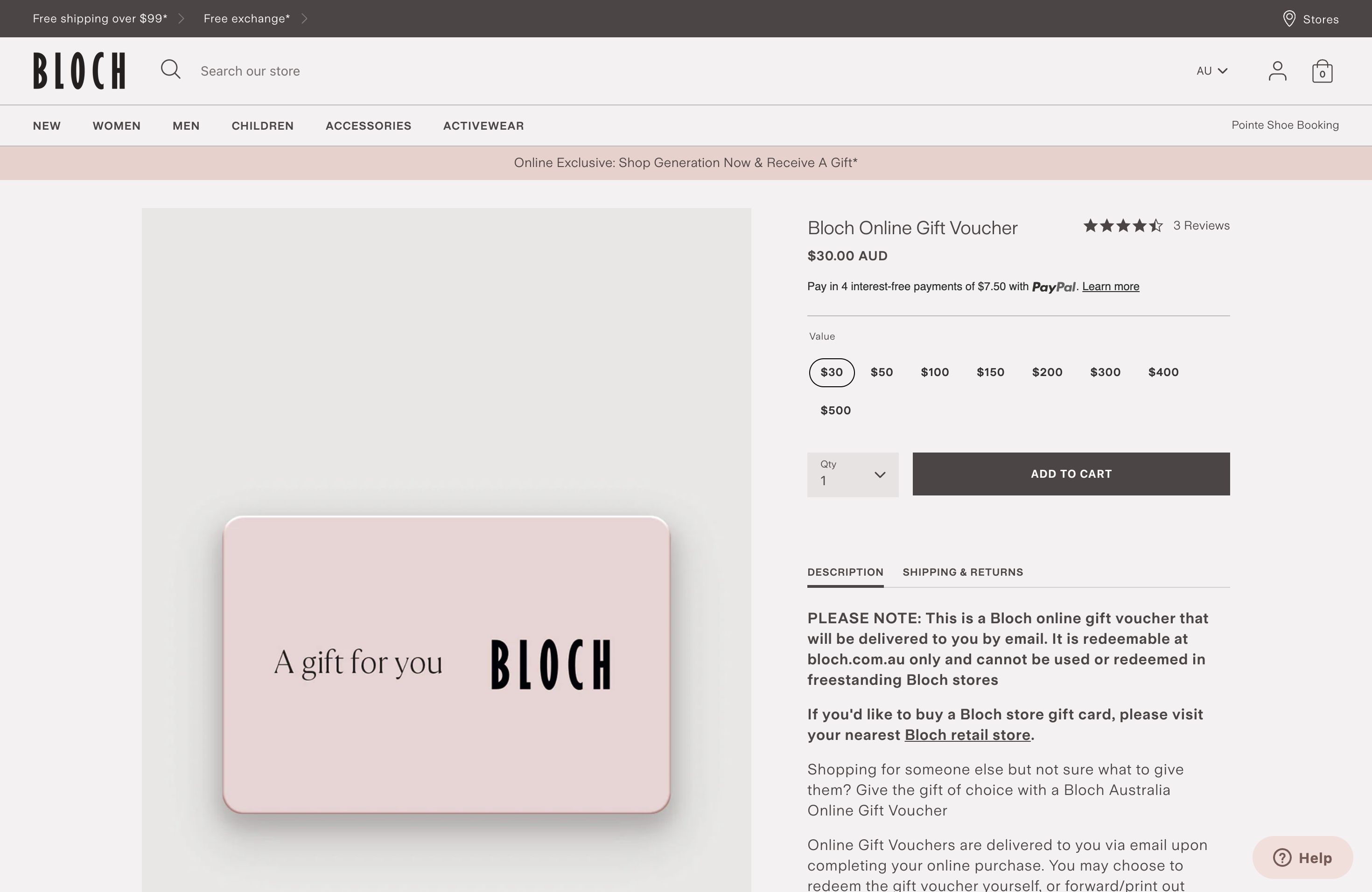 Bloch Australia screenshot 3