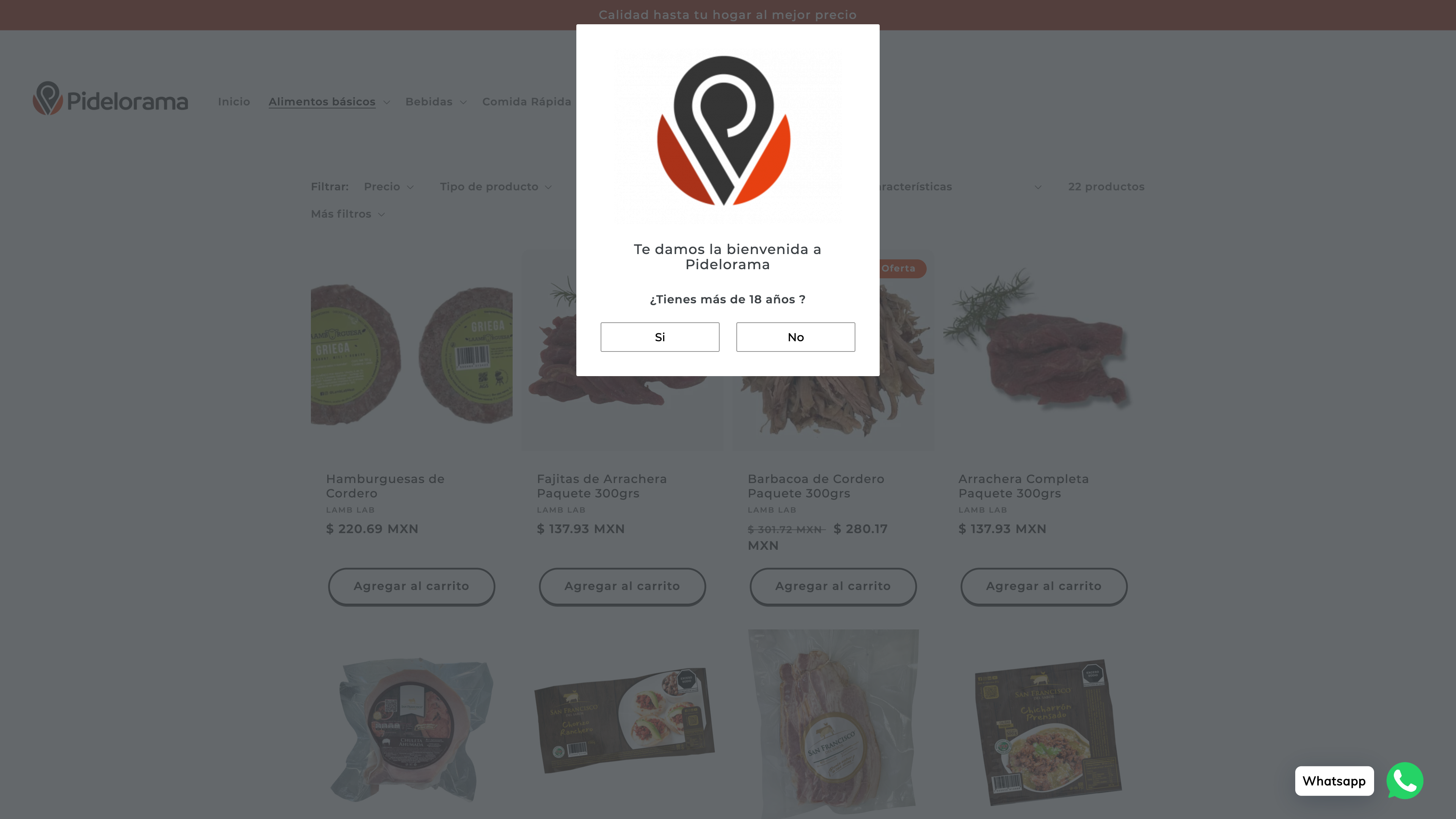 Pidelorama Market Place de alimentos y bebidas  screenshot 3