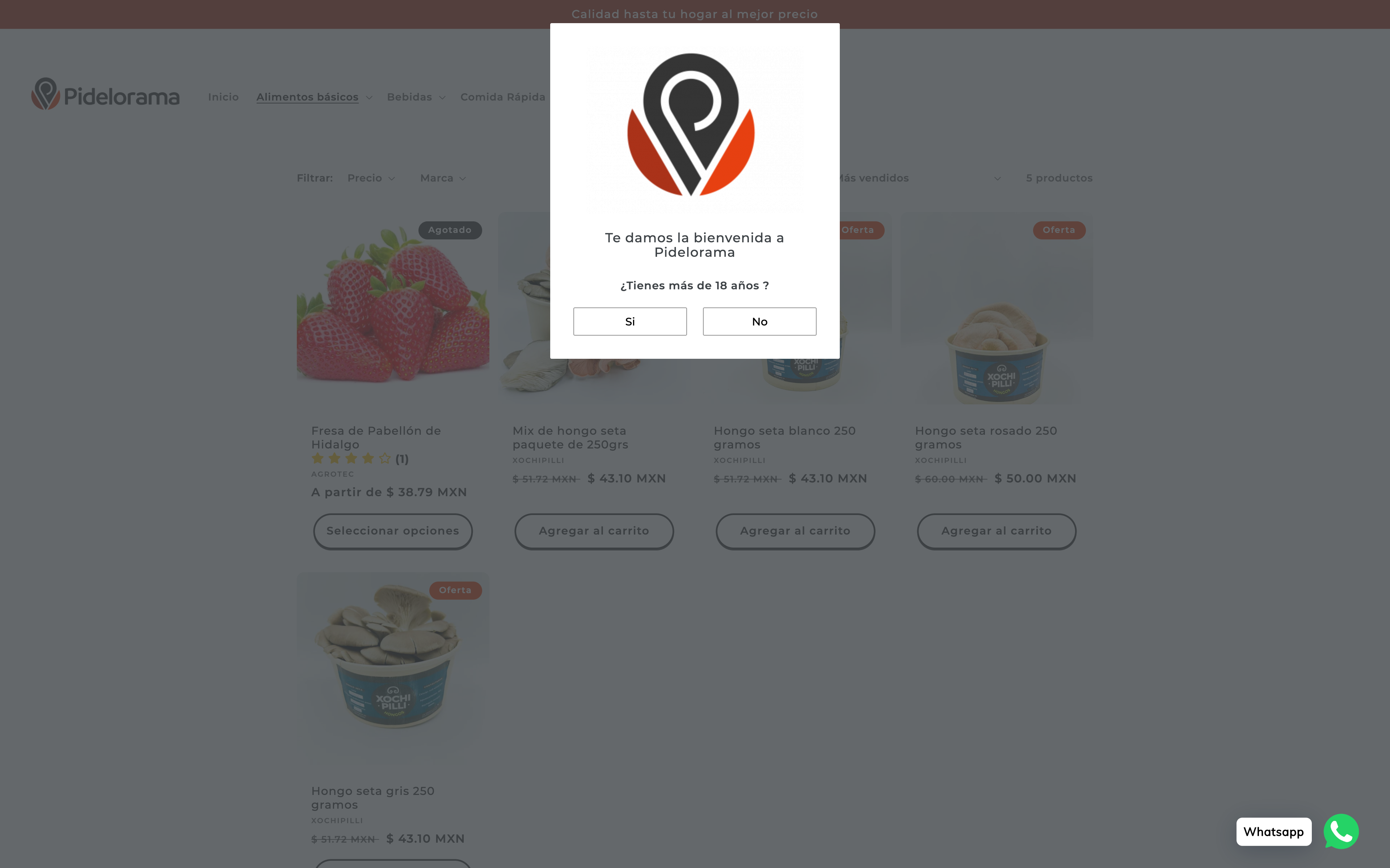 Pidelorama Market Place de alimentos y bebidas  screenshot 4