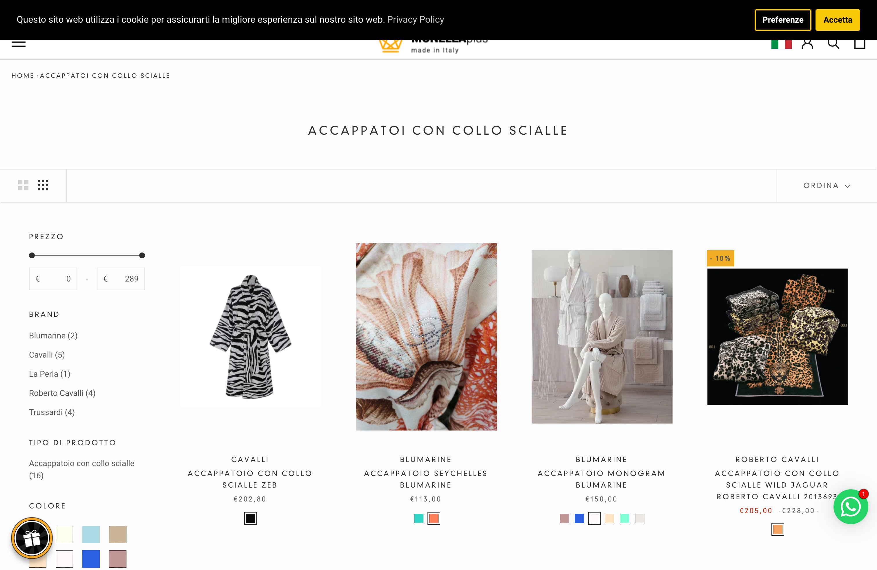 Exclusive Italian Clothing Brand Store Build for MonellaPlus