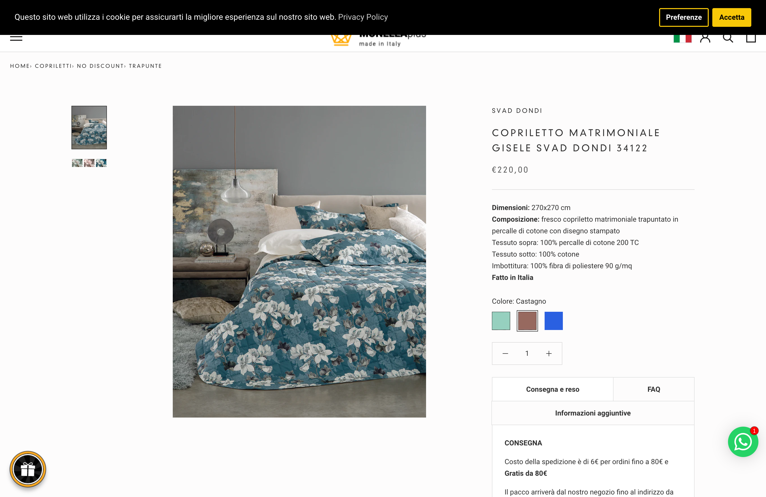Complete shop with exclusive design for Italian clothes brand screenshot 3
