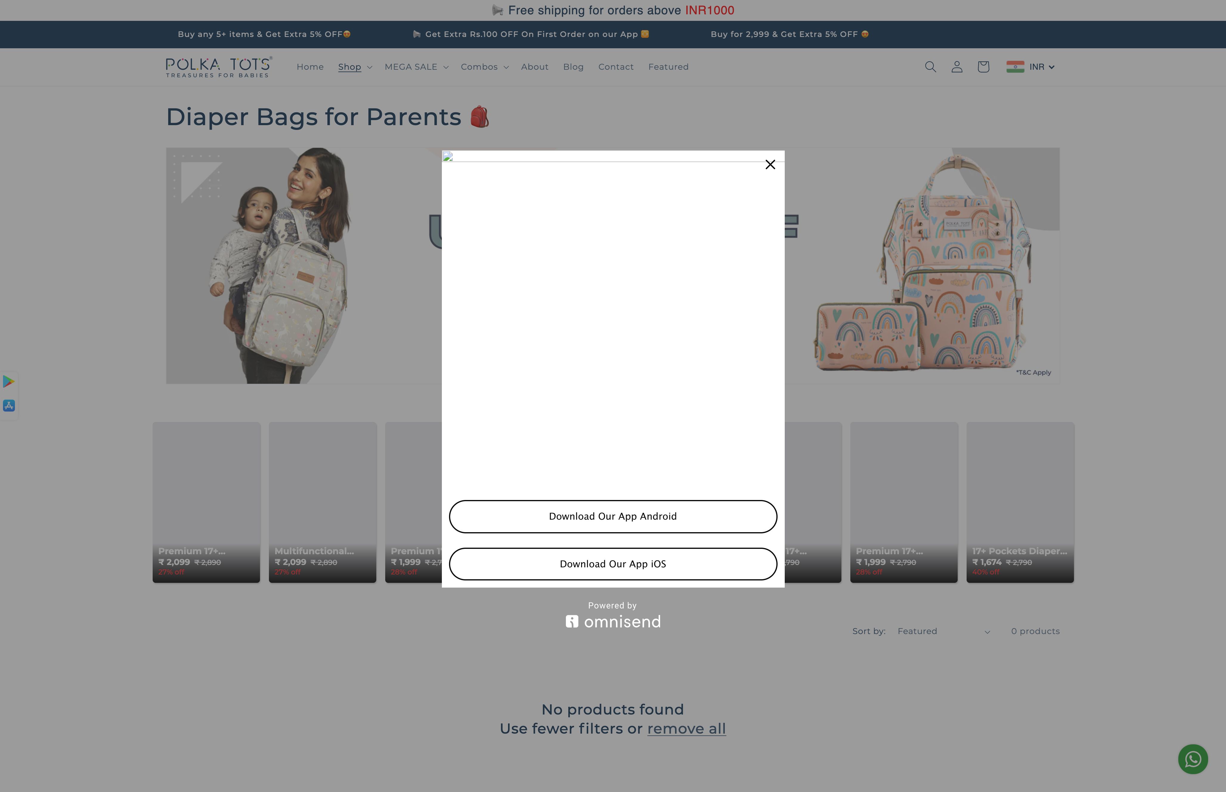 Custom Website Development for Polka Tots