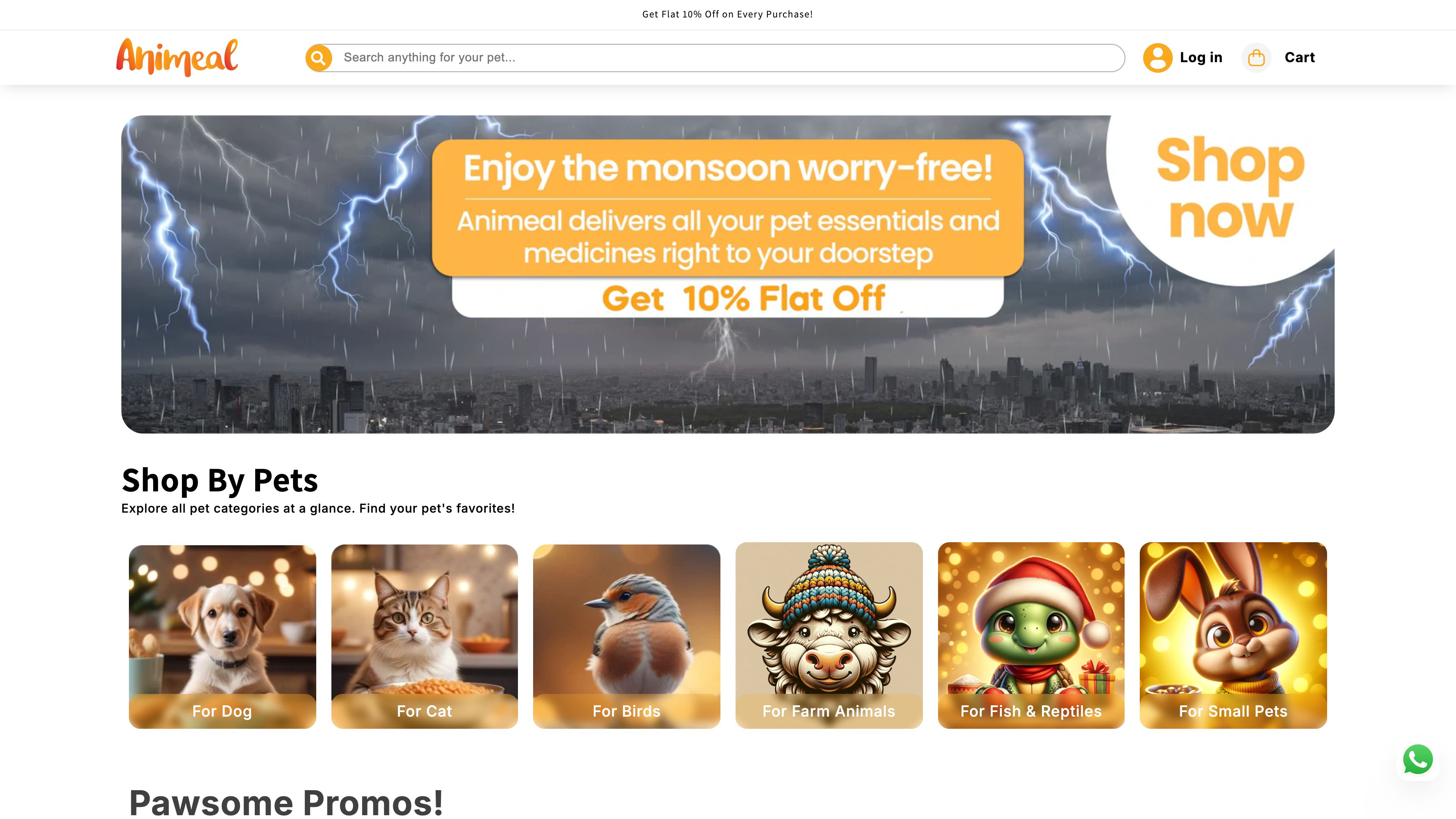 Animeal - Store development from scratch  screenshot 5
