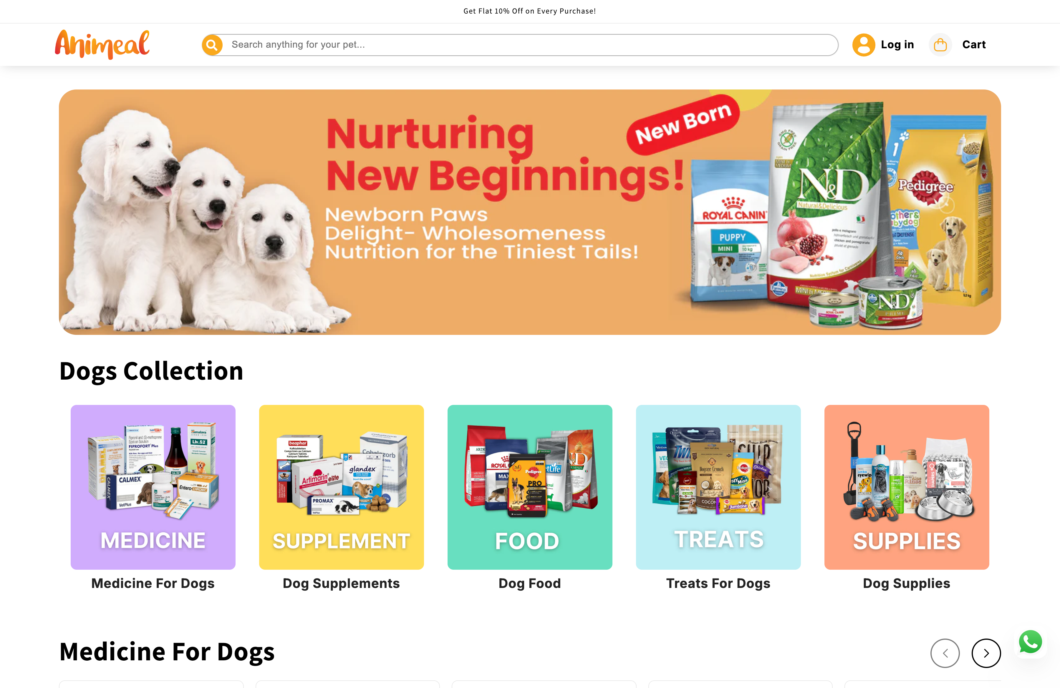 Animeal - Store development from scratch  screenshot 2